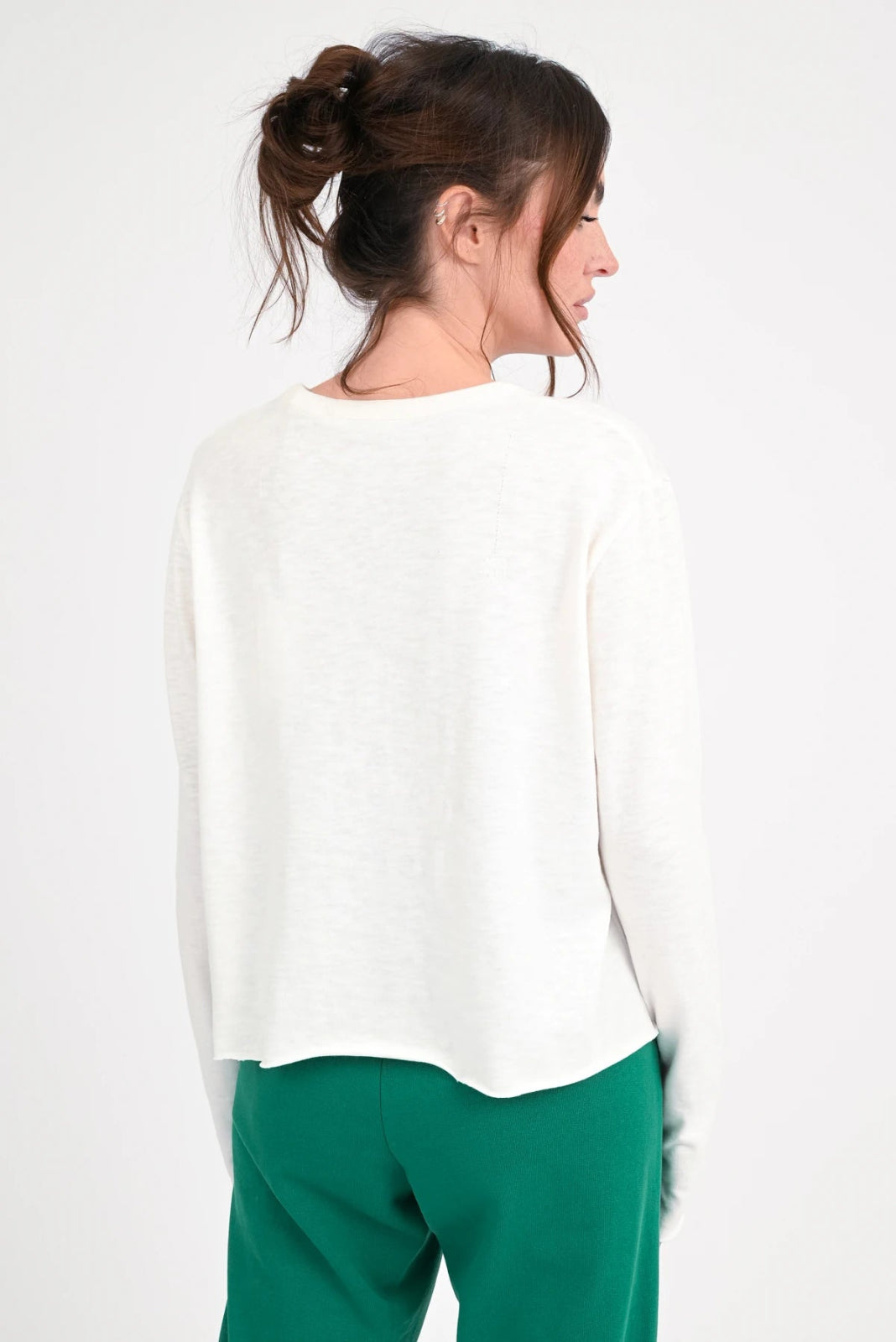 Longsleeve mit Bruststickerei Reka - Love Joy Victory