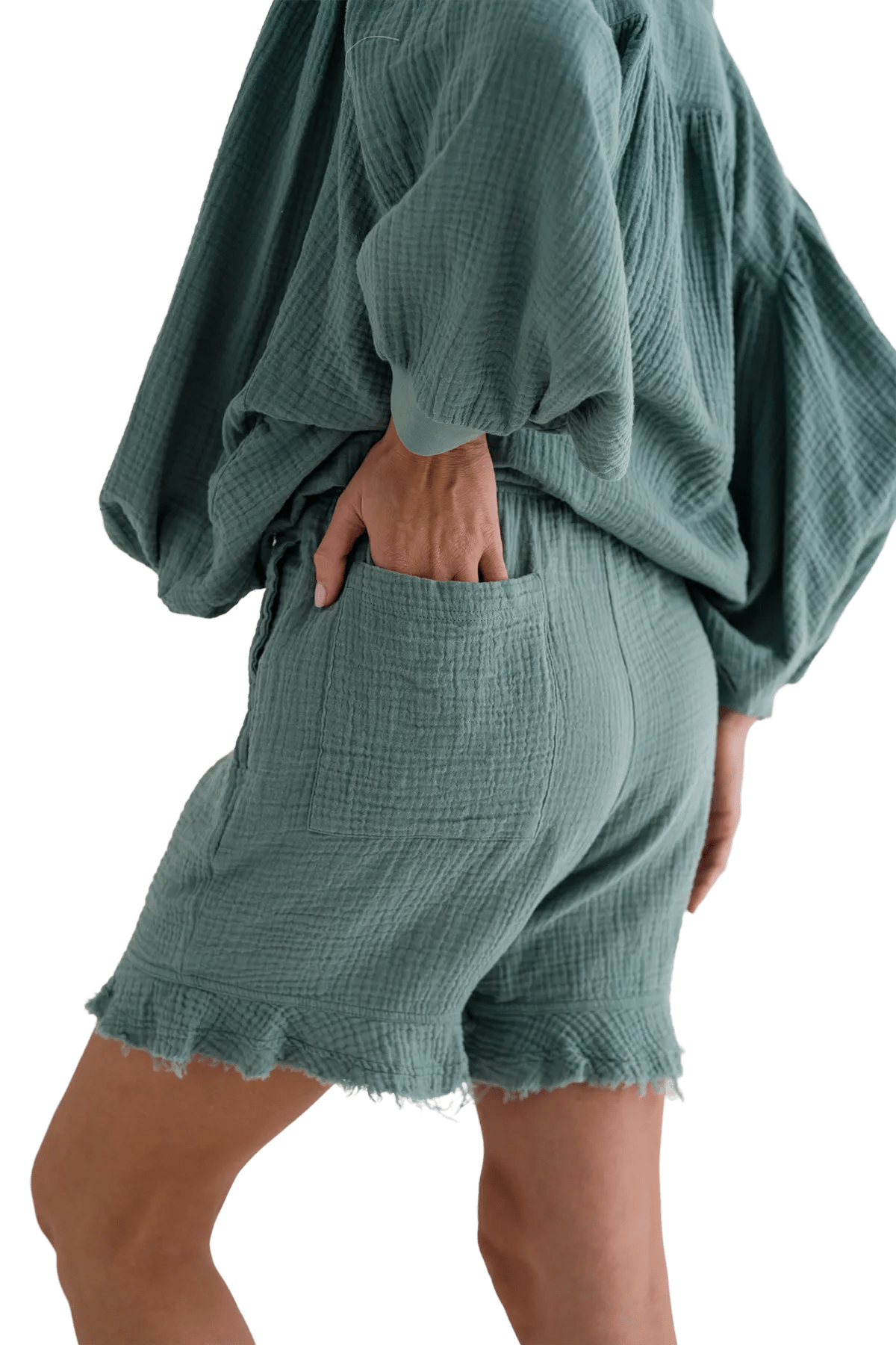 Musselin Shorts Carmen - Love Joy Victory