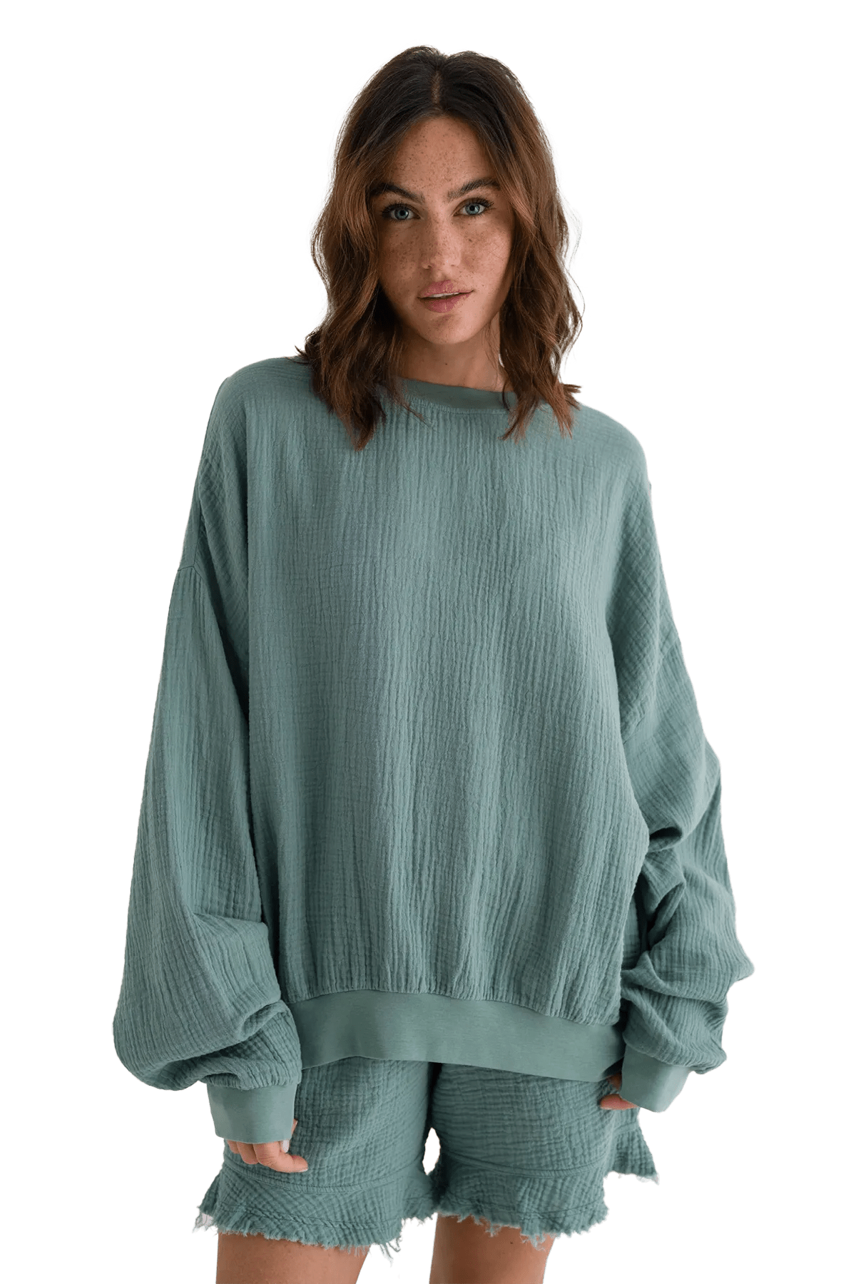 Musselin Sweatshirt Colima - Love Joy Victory