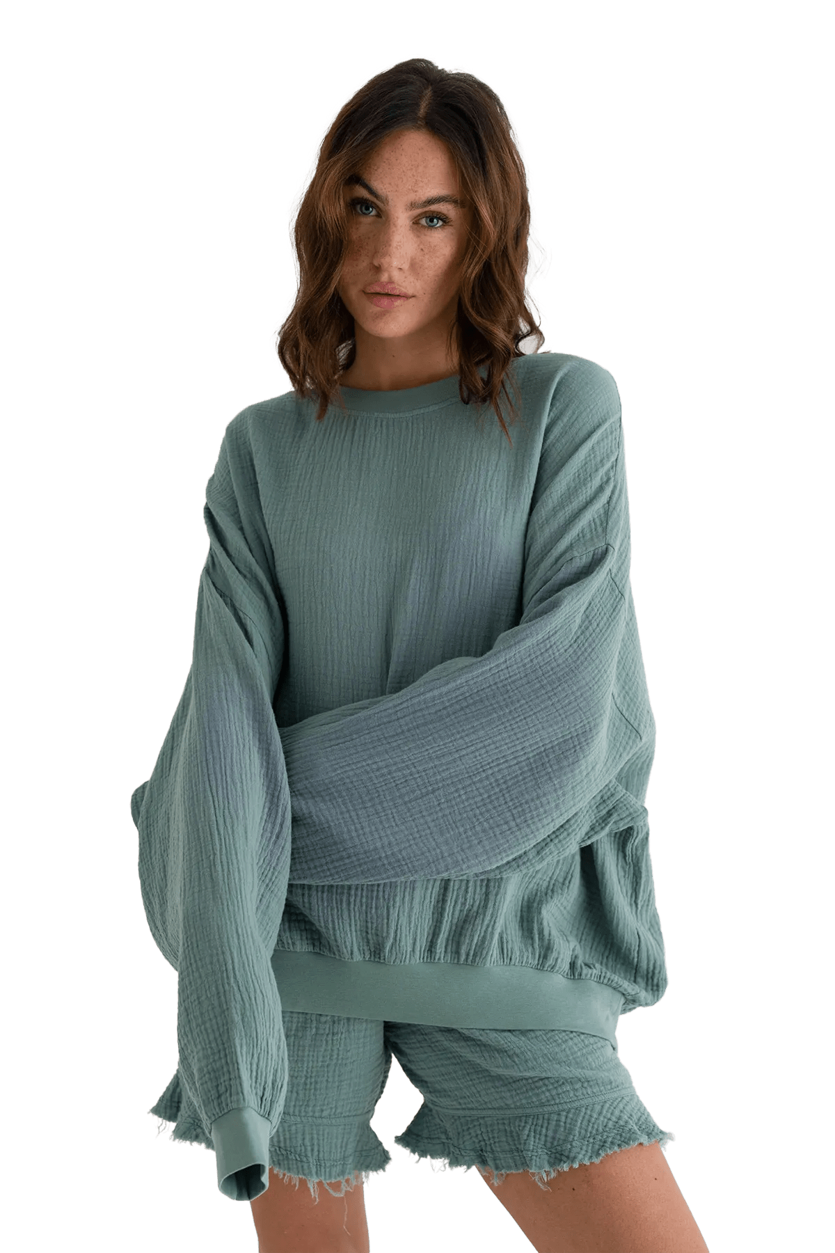 Musselin Sweatshirt Colima - Love Joy Victory
