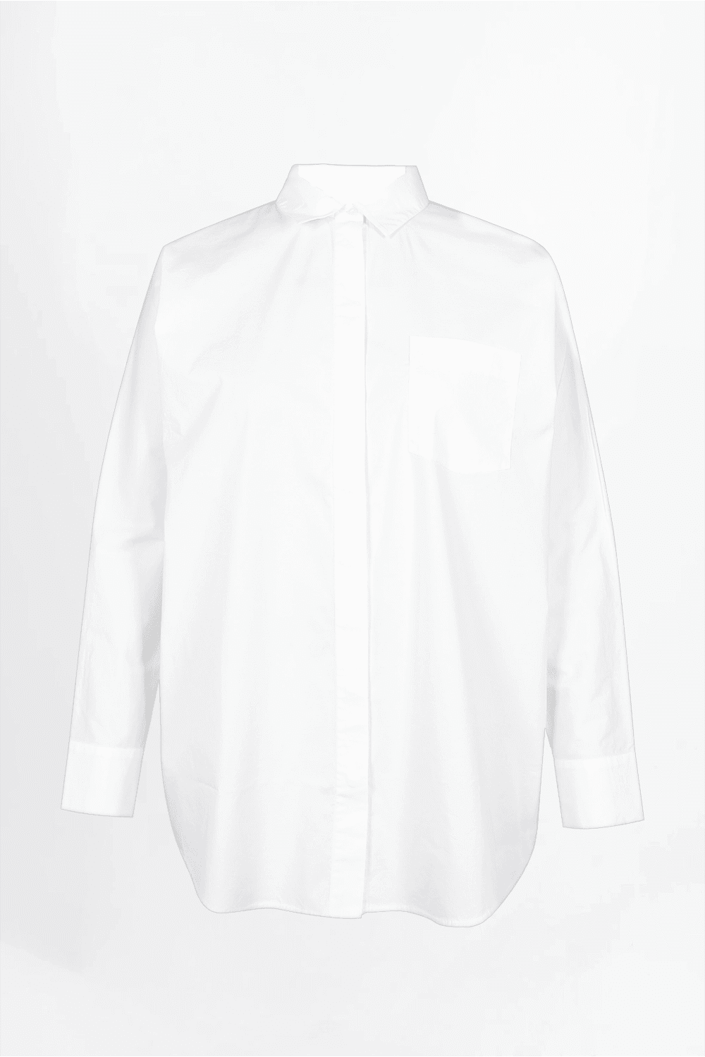 Oversize Bluse mit Rückenprint Marbel - Love Joy Victory