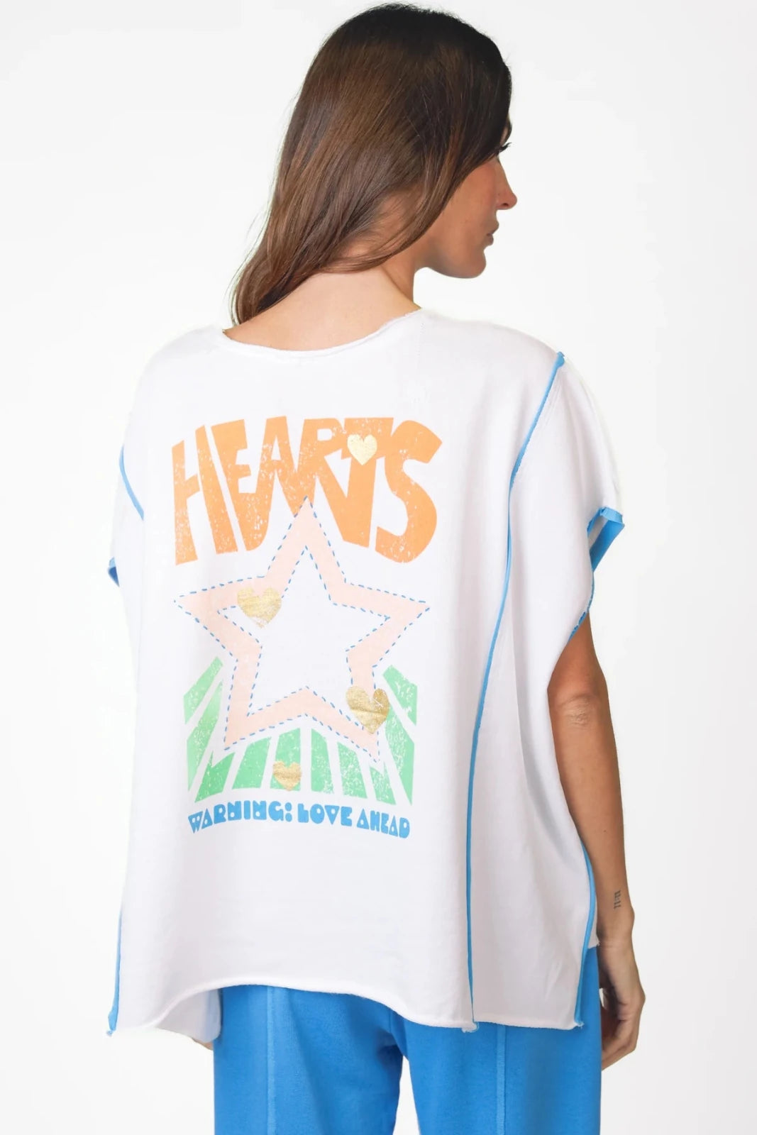 Oversize Kurzarm Sweatshirt Unity - Love Joy Victory