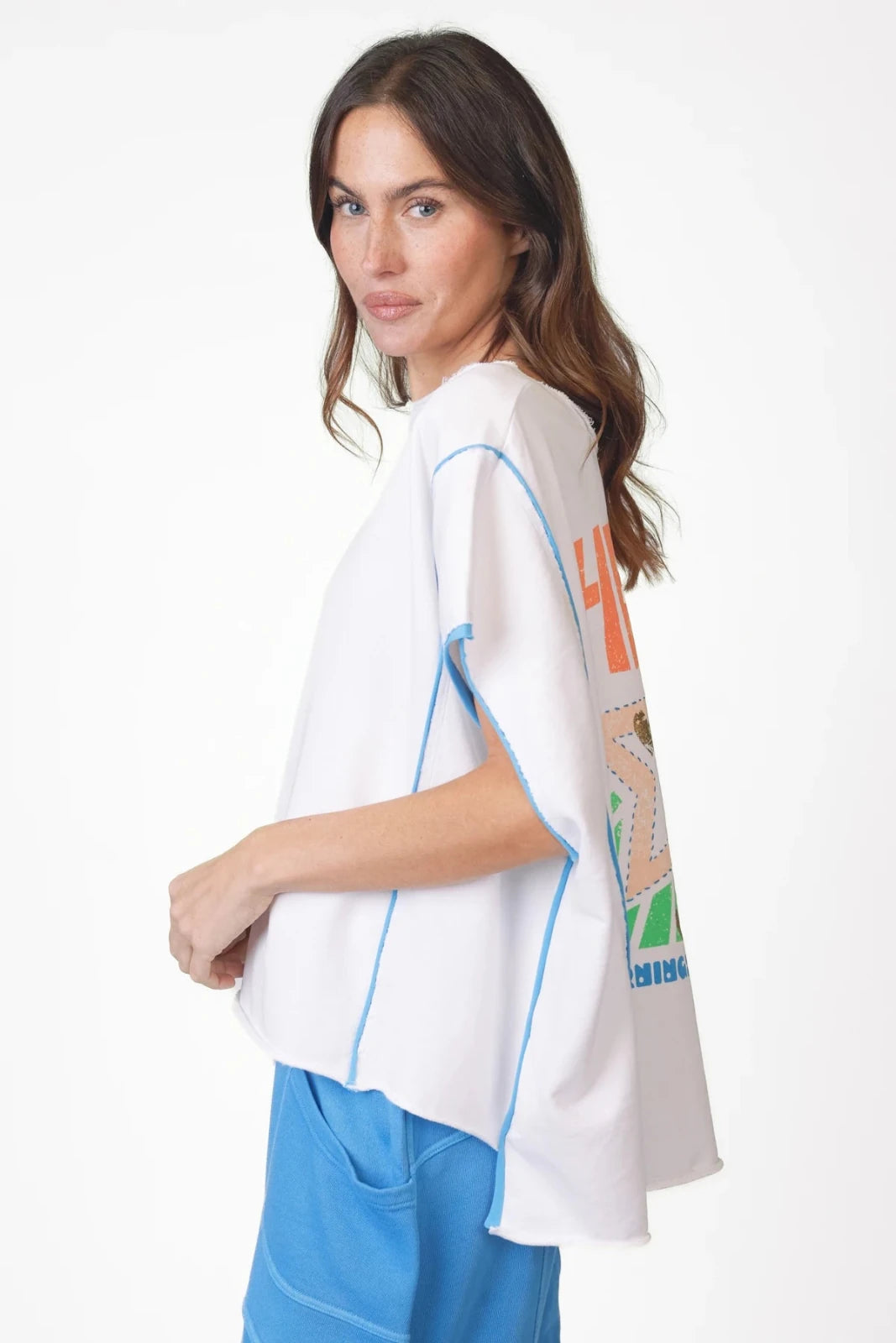 Oversize Kurzarm Sweatshirt Unity - Love Joy Victory