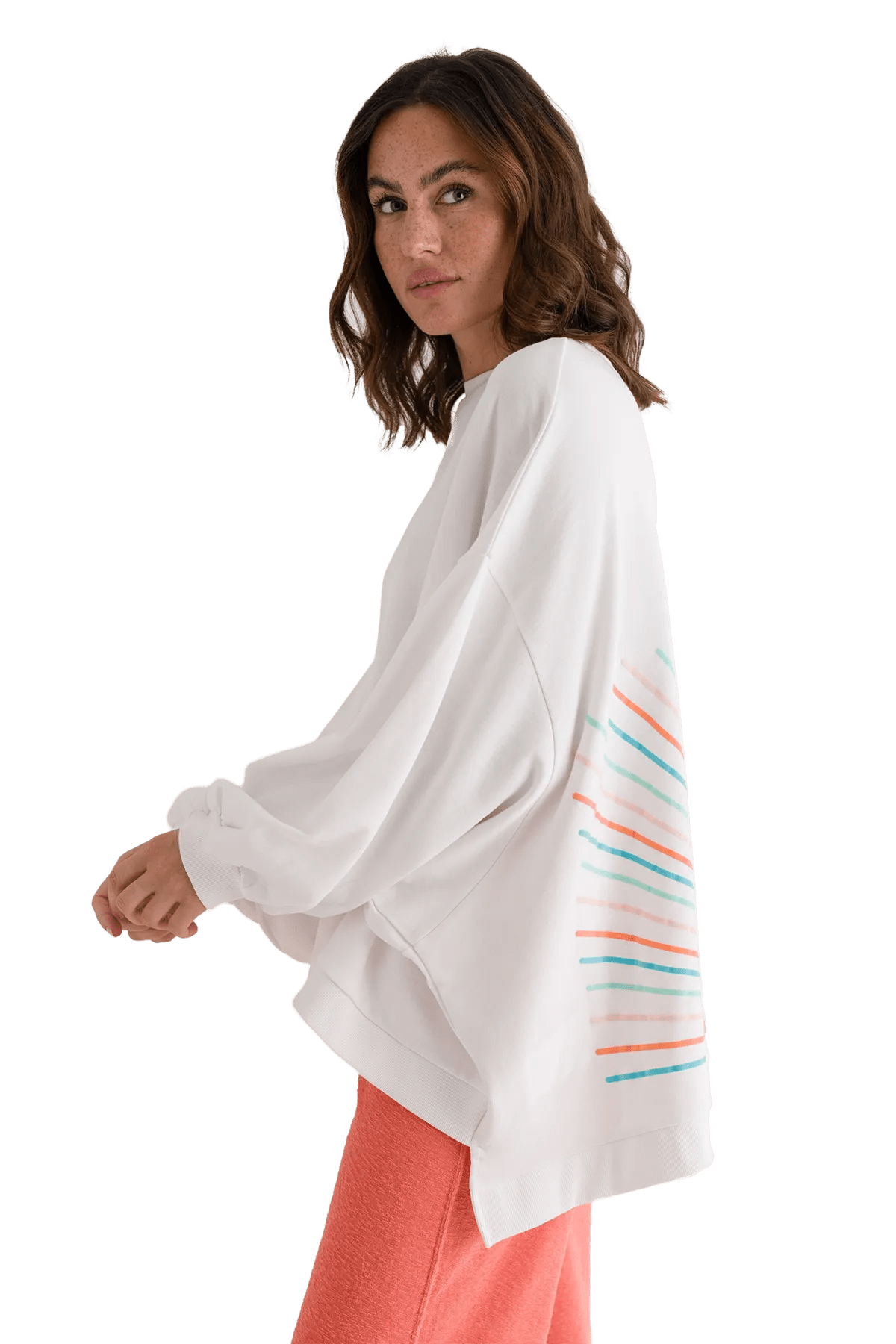 Oversize Sweatshirt Izar Print - Love Joy Victory