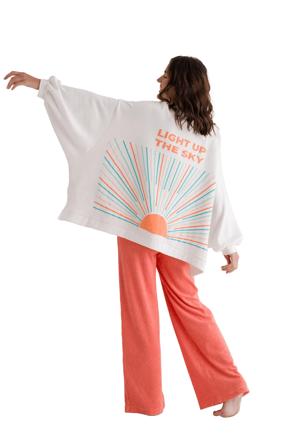 Oversize Sweatshirt Izar Print - Love Joy Victory