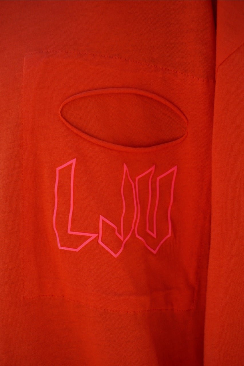 Oversize T-Shirt mit Logo-Print Klette - Love Joy Victory