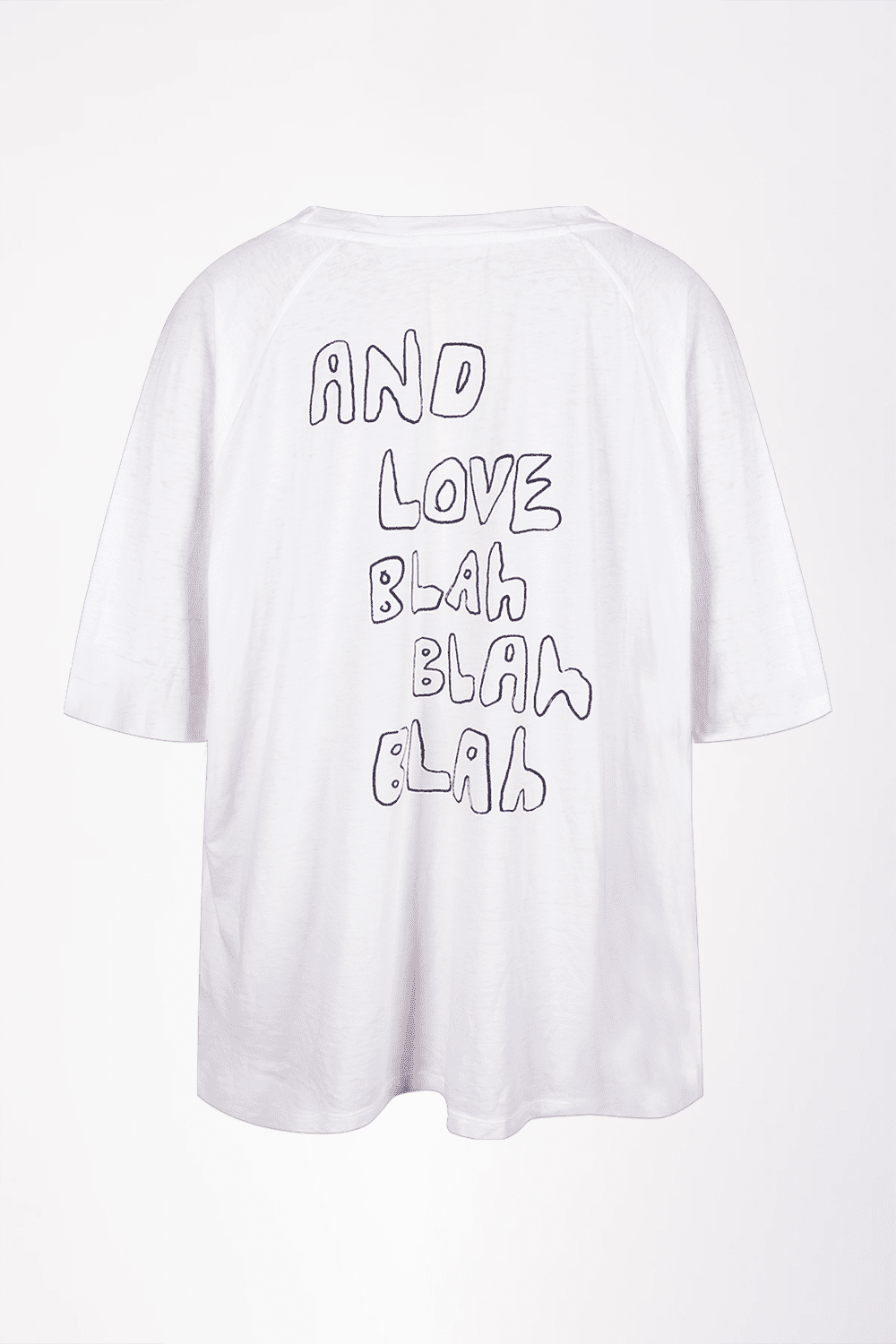 Oversize T-Shirt mit Rückenprint Geilo - Love Joy Victory