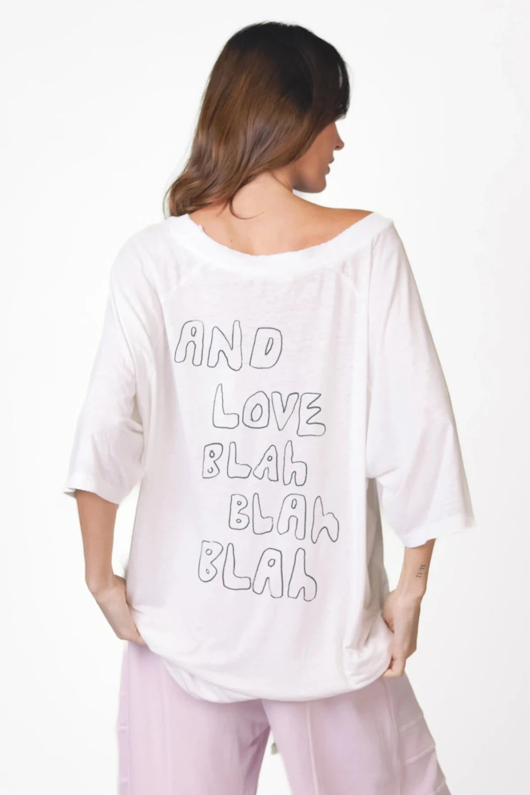Oversize T-Shirt mit Rückenprint Geilo - Love Joy Victory