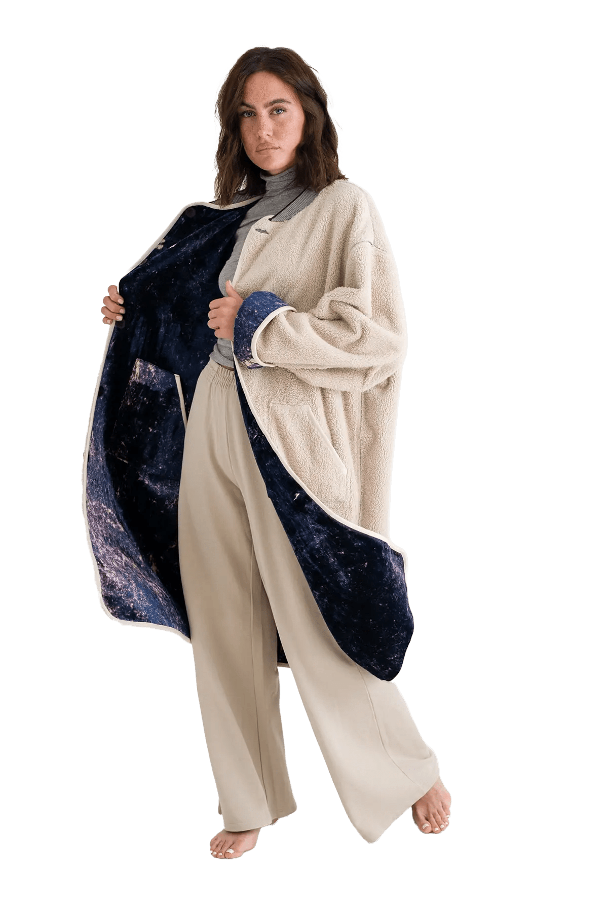 Oversize Wendemantel Elsa - Love Joy Victory