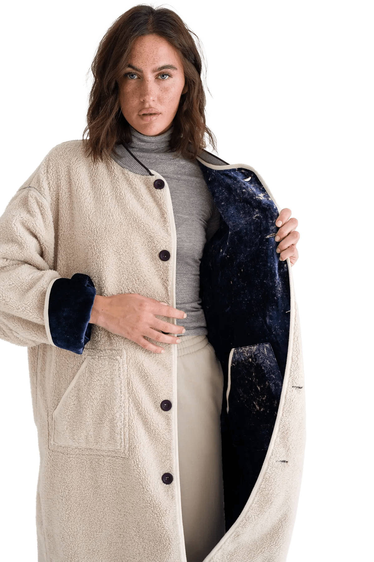 Oversize Wendemantel Elsa - Love Joy Victory