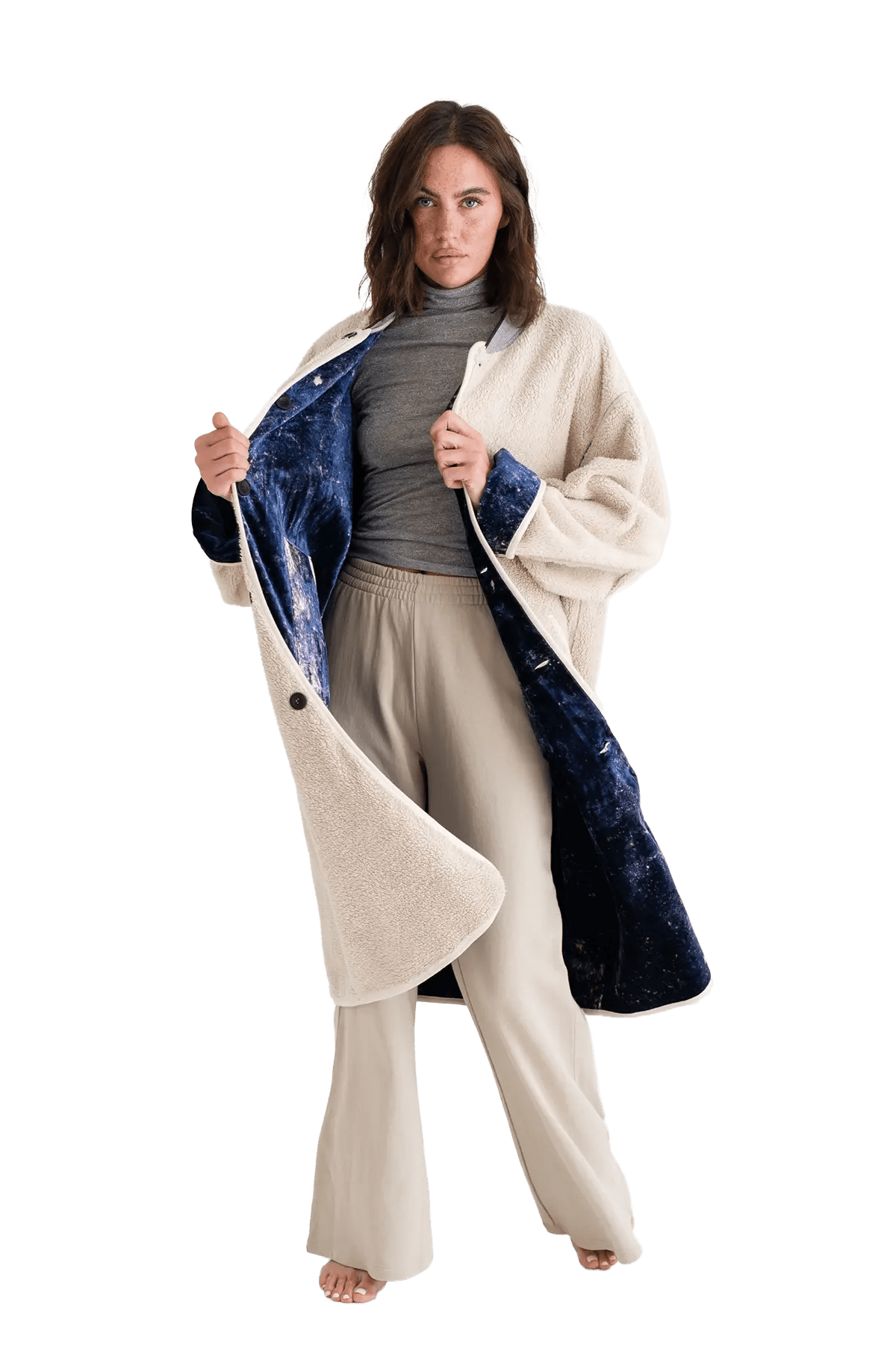 Oversize Wendemantel Elsa - Love Joy Victory