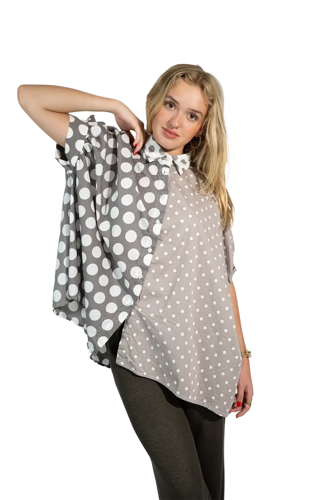 Re - Birth Bluse Dots - Love Joy Victory