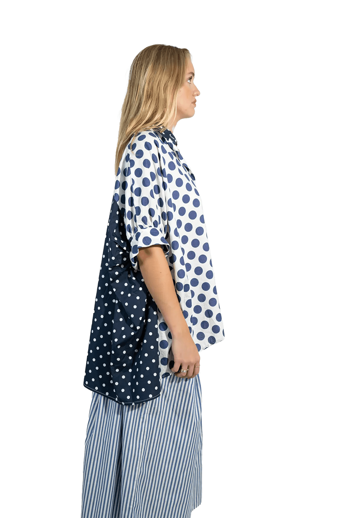 RE - BIRTH Bluse Dots - Love Joy Victory