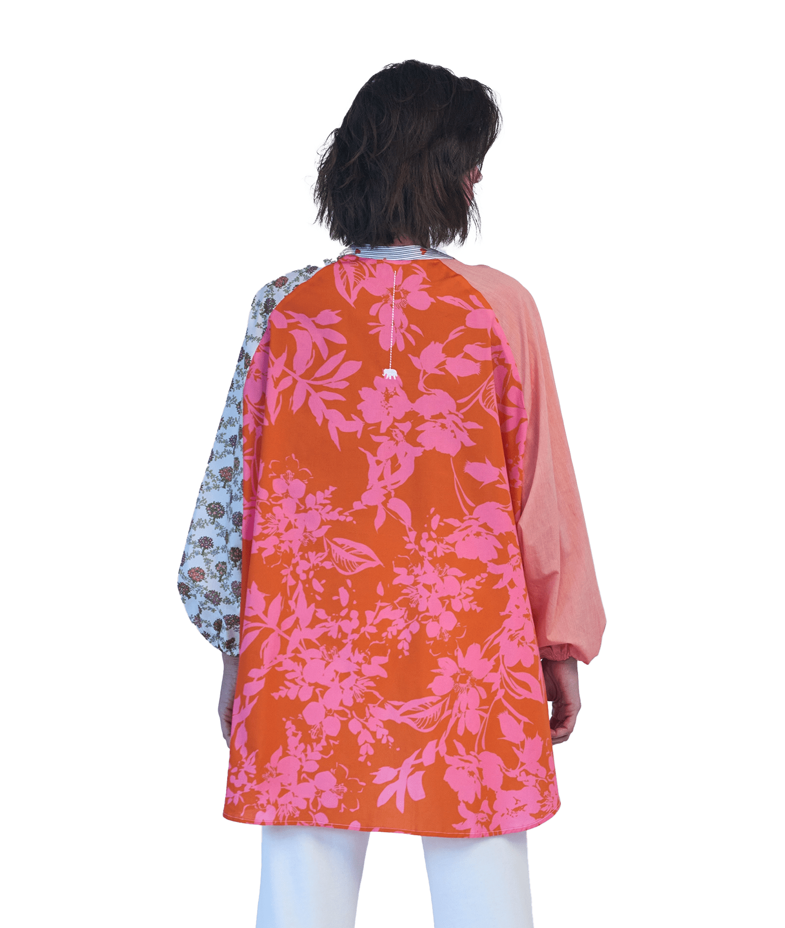 RE - BIRTH PATCHWORK BLUSE PEONIA - Love Joy Victory
