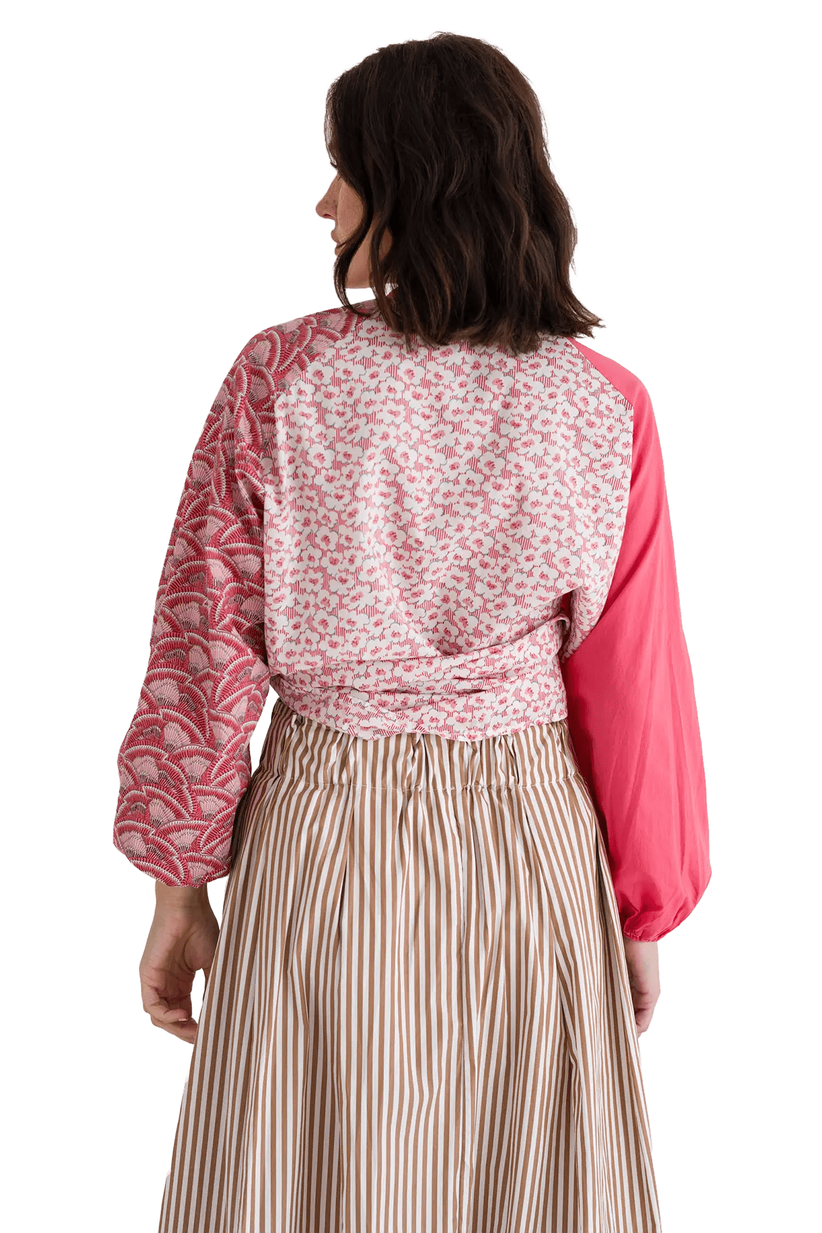 RE - BIRTH PATCHWORK BLUSE PEONIA - Love Joy Victory