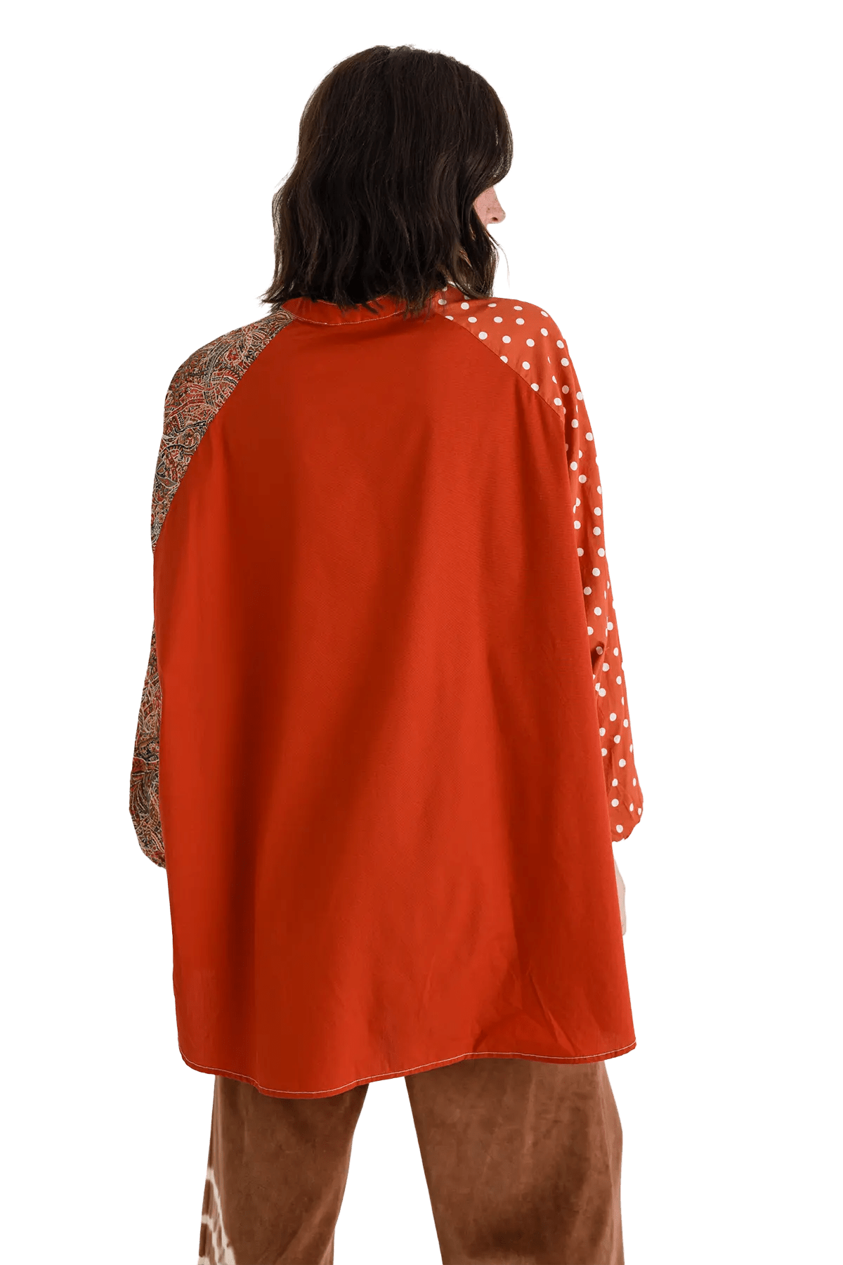 RE - BIRTH PATCHWORK BLUSE PEONIA - Love Joy Victory