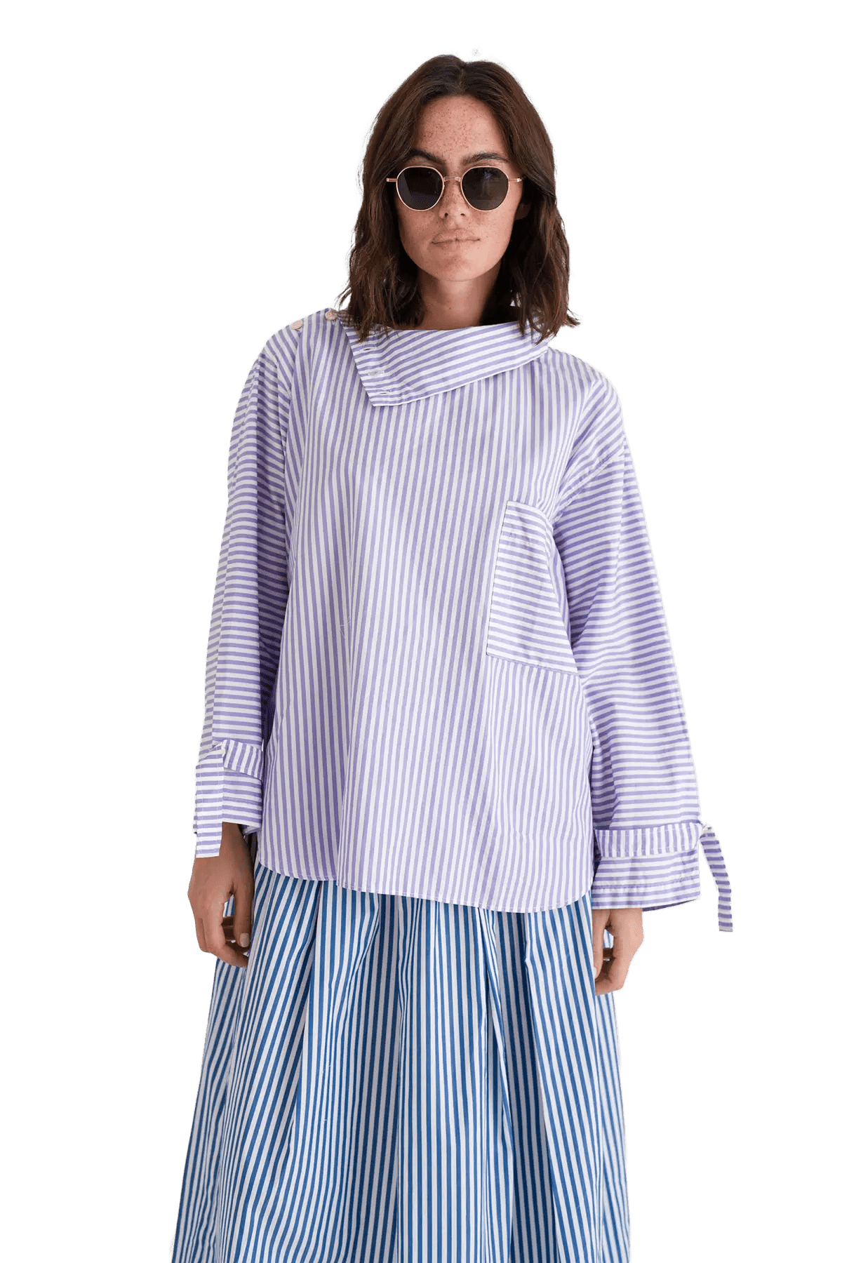 Re - birth Patchwork Bluse Rolina - Love Joy Victory