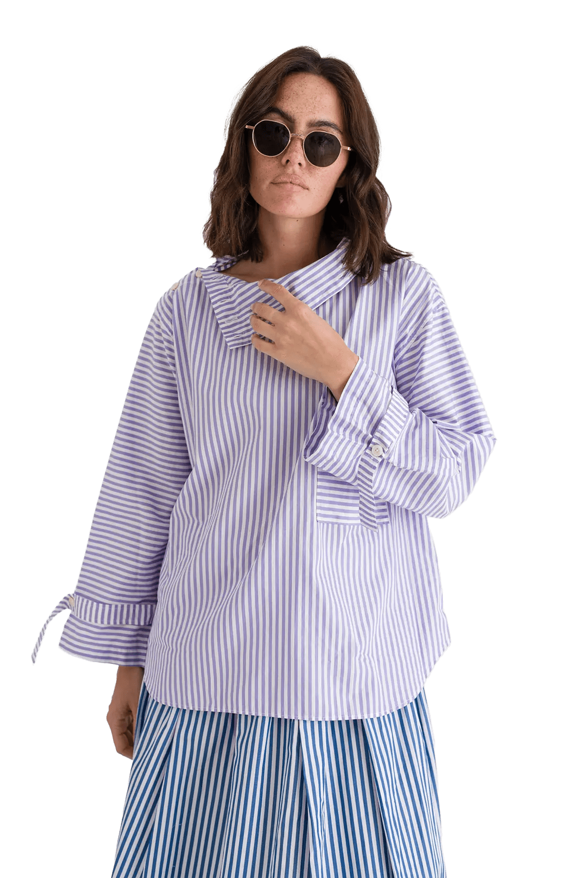 Re - birth Patchwork Bluse Rolina - Love Joy Victory