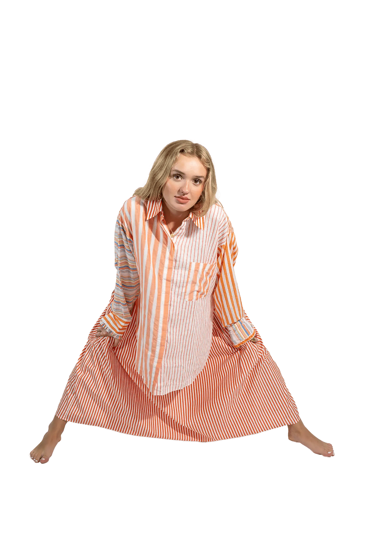 RE - BIRTH PATCHWORK BLUSE Strelitza - Love Joy Victory
