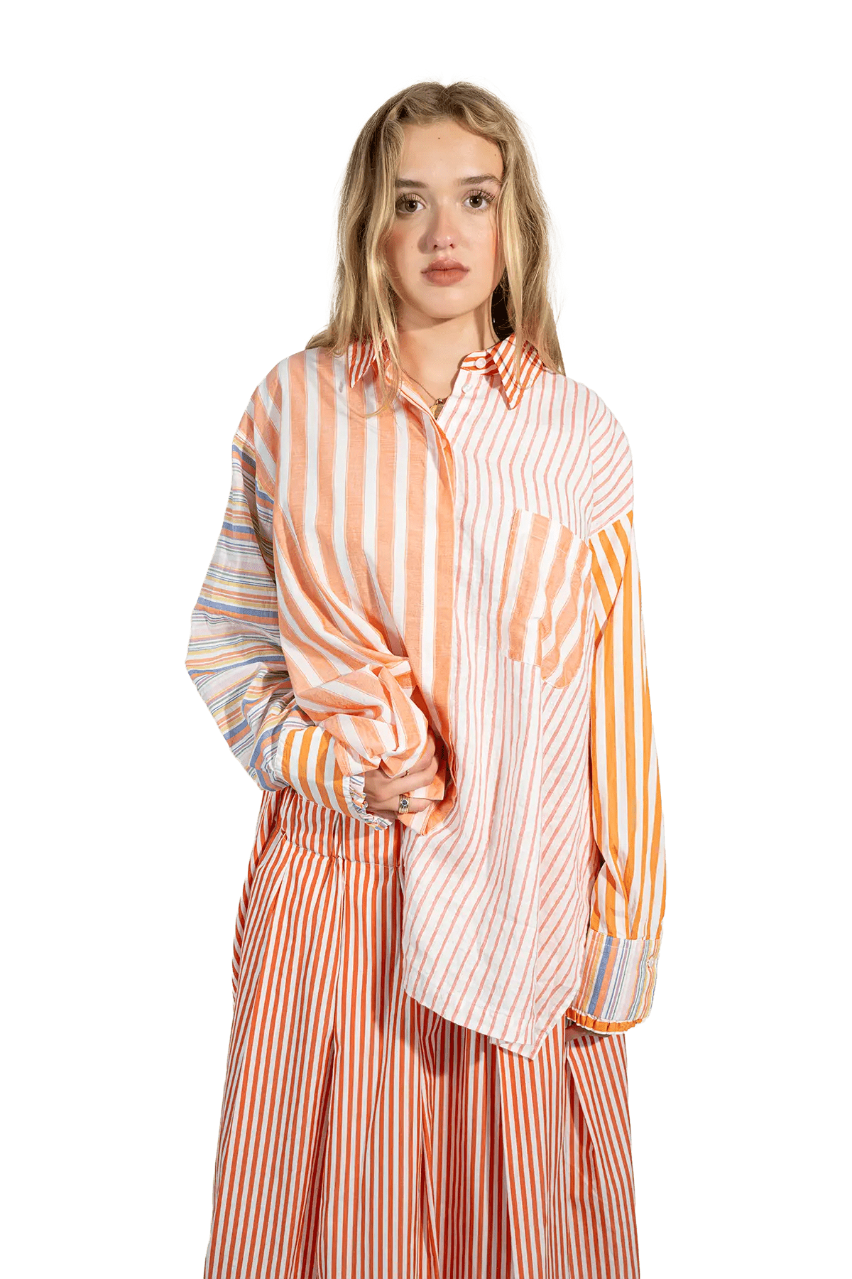 RE - BIRTH PATCHWORK BLUSE Strelitza - Love Joy Victory