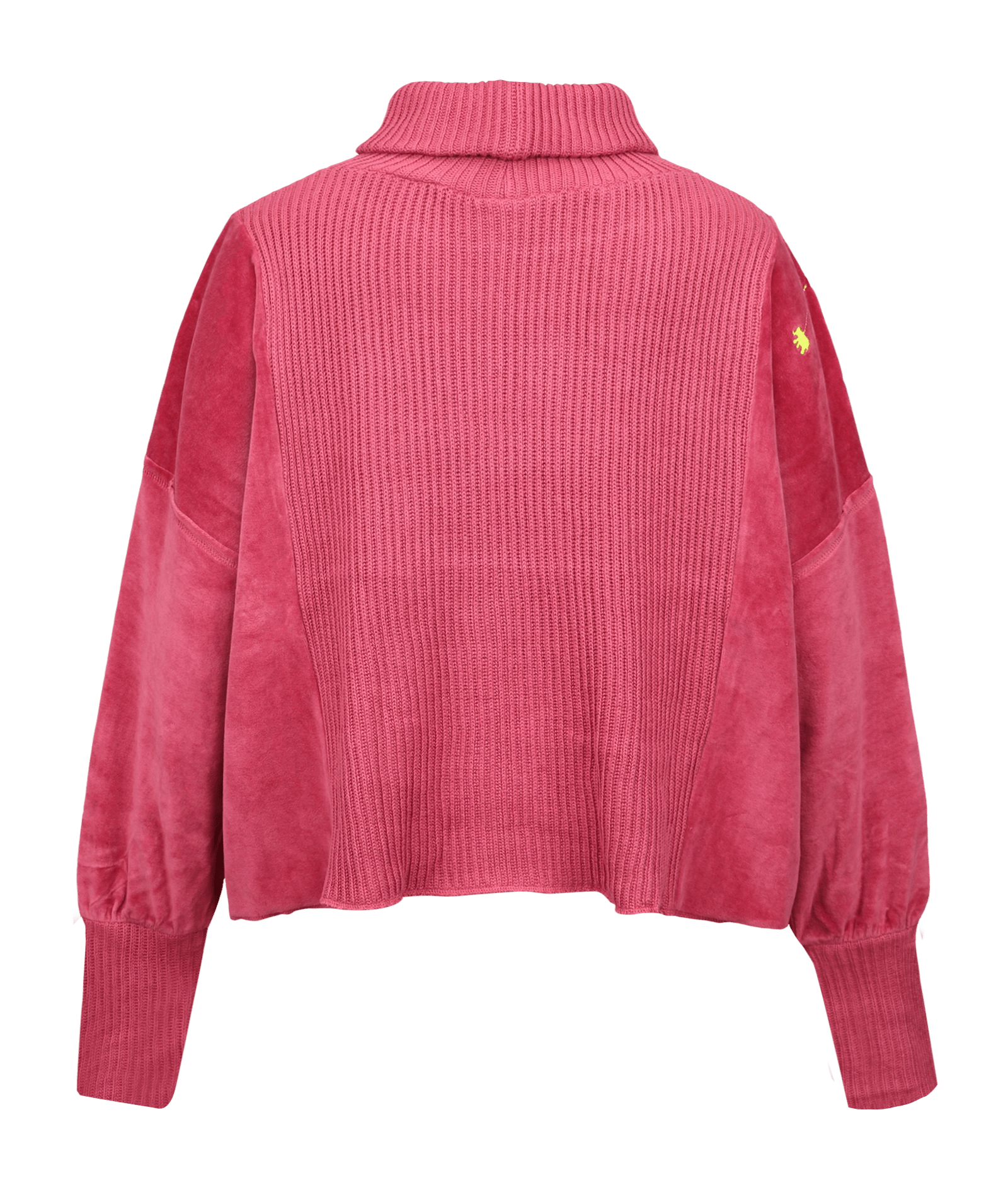 Rollkragenpullover aus Strick und Velvet Vega - Love Joy Victory