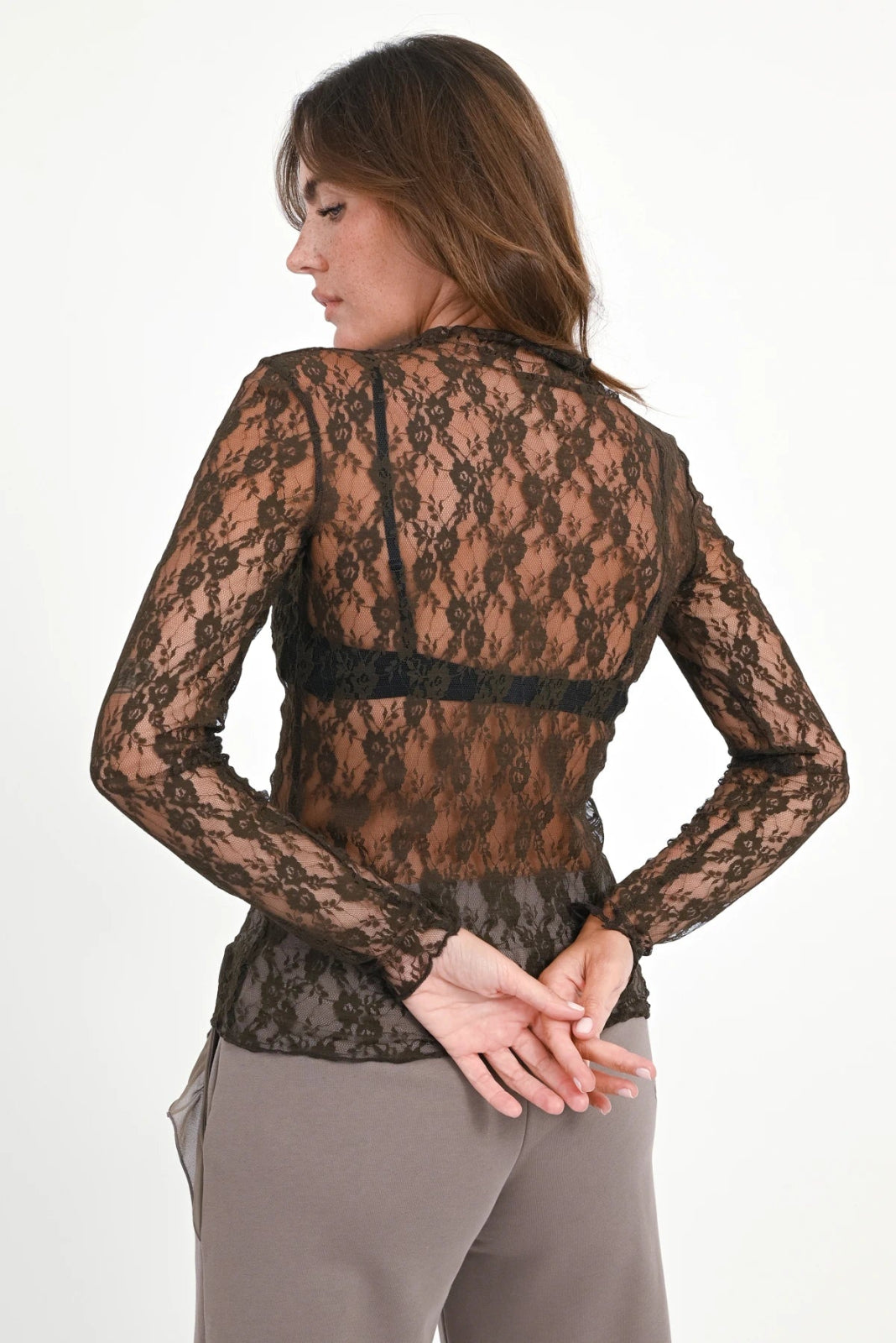 Spitzen Langarmshirt Yulara - Love Joy Victory