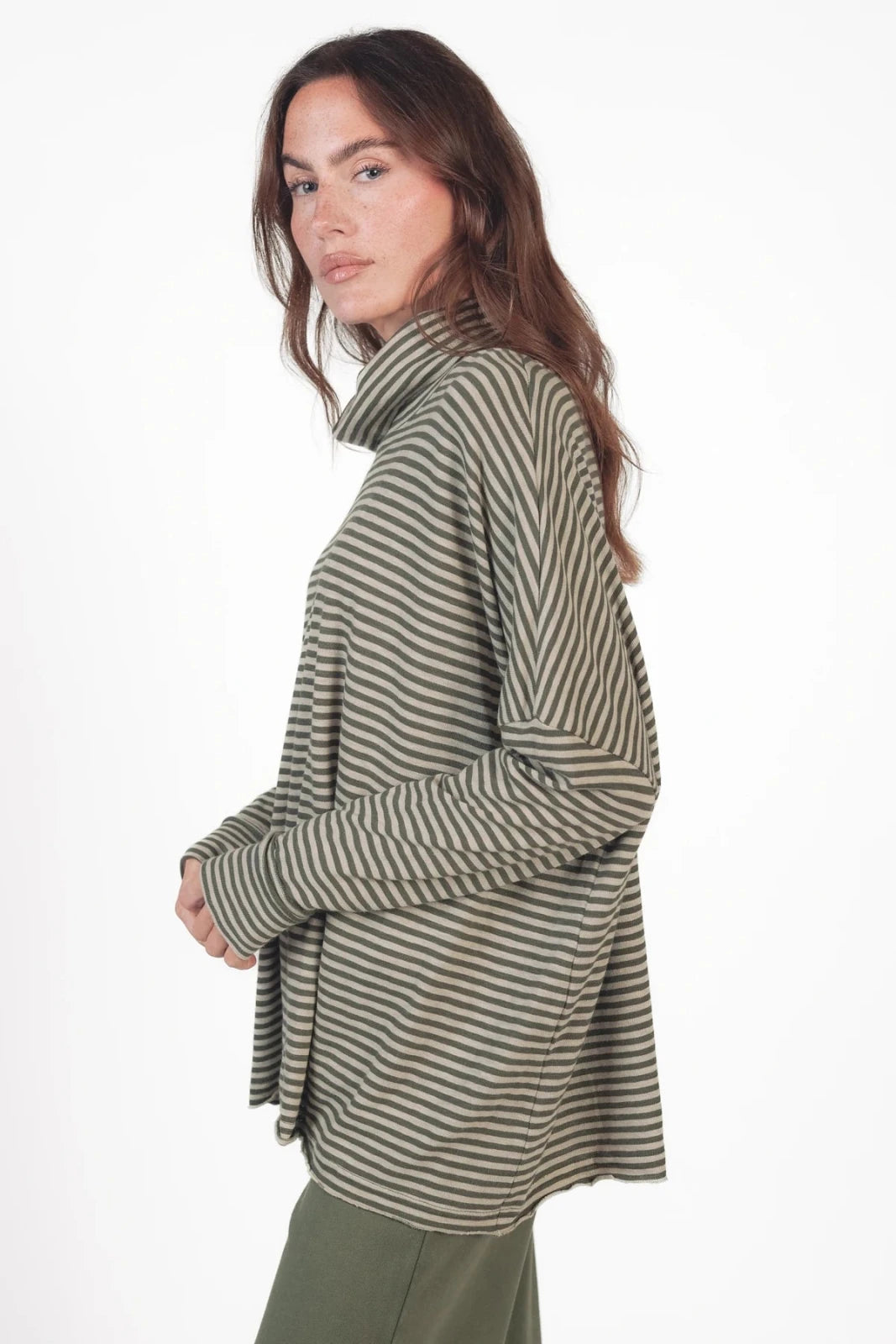 Streifen Longsleeve mit Rollkragen Kimbe - Love Joy Victory