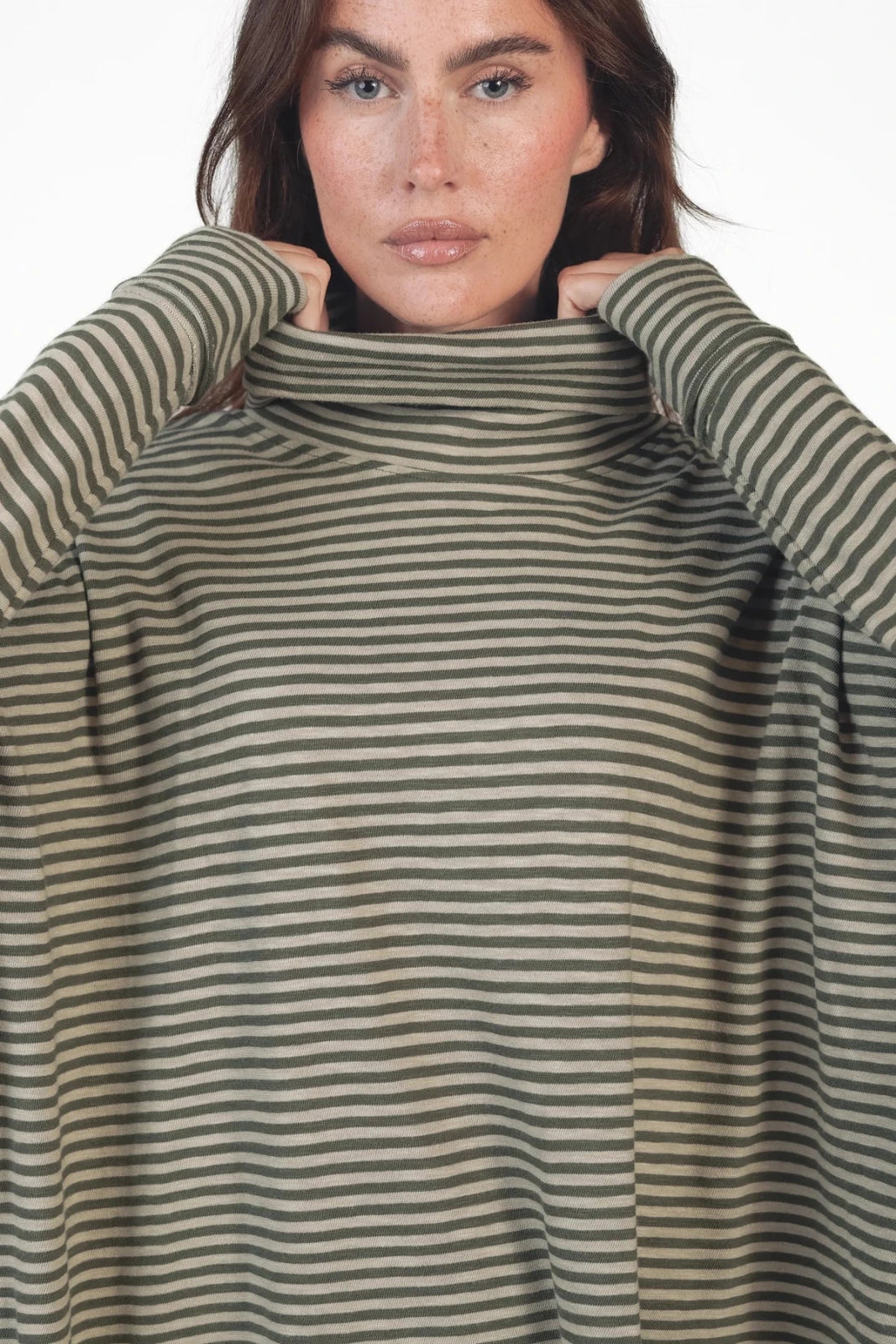 Streifen Longsleeve mit Rollkragen Kimbe - Love Joy Victory