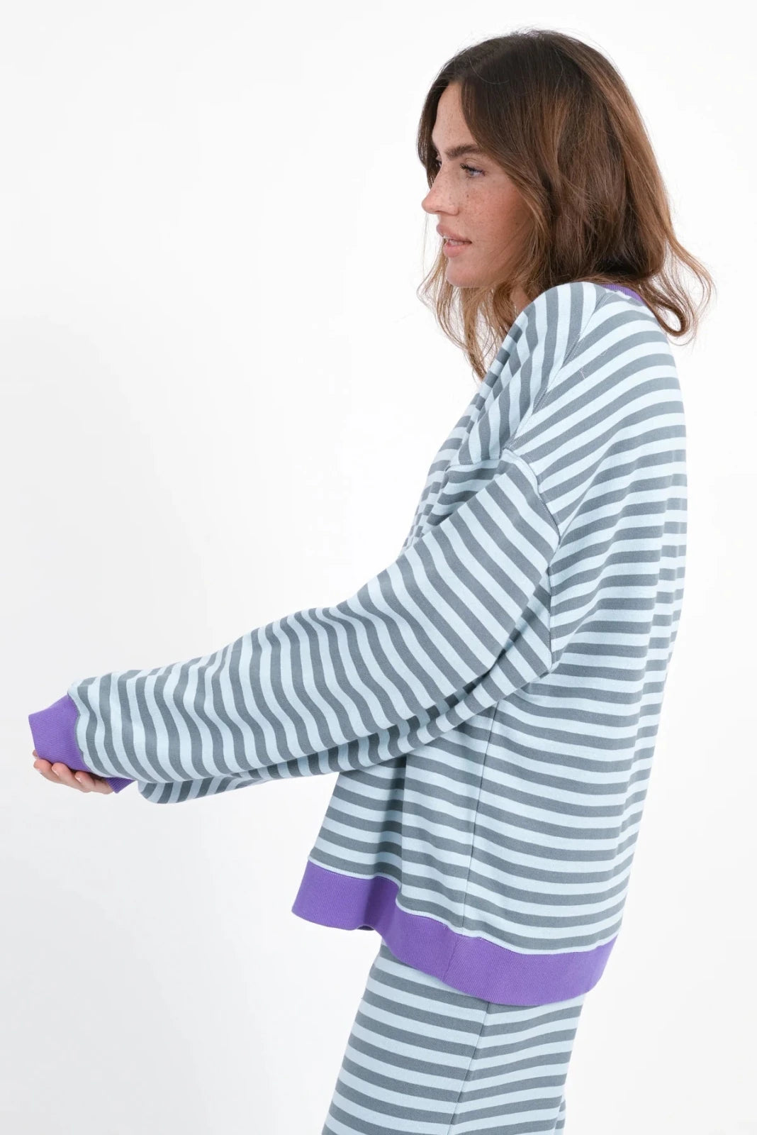 Stripe Sweatshirt Chesapeake - Love Joy Victory