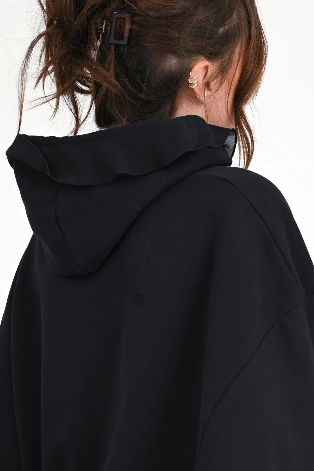 Sweathoodie mit Volant Paty - Love Joy Victory