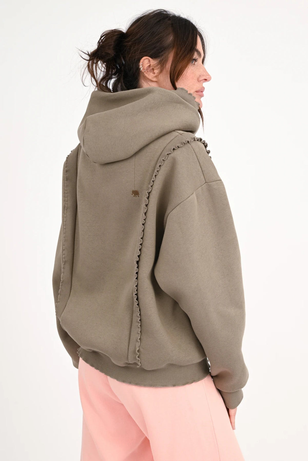 Sweatjacke mit Rüschen Saly - Love Joy Victory