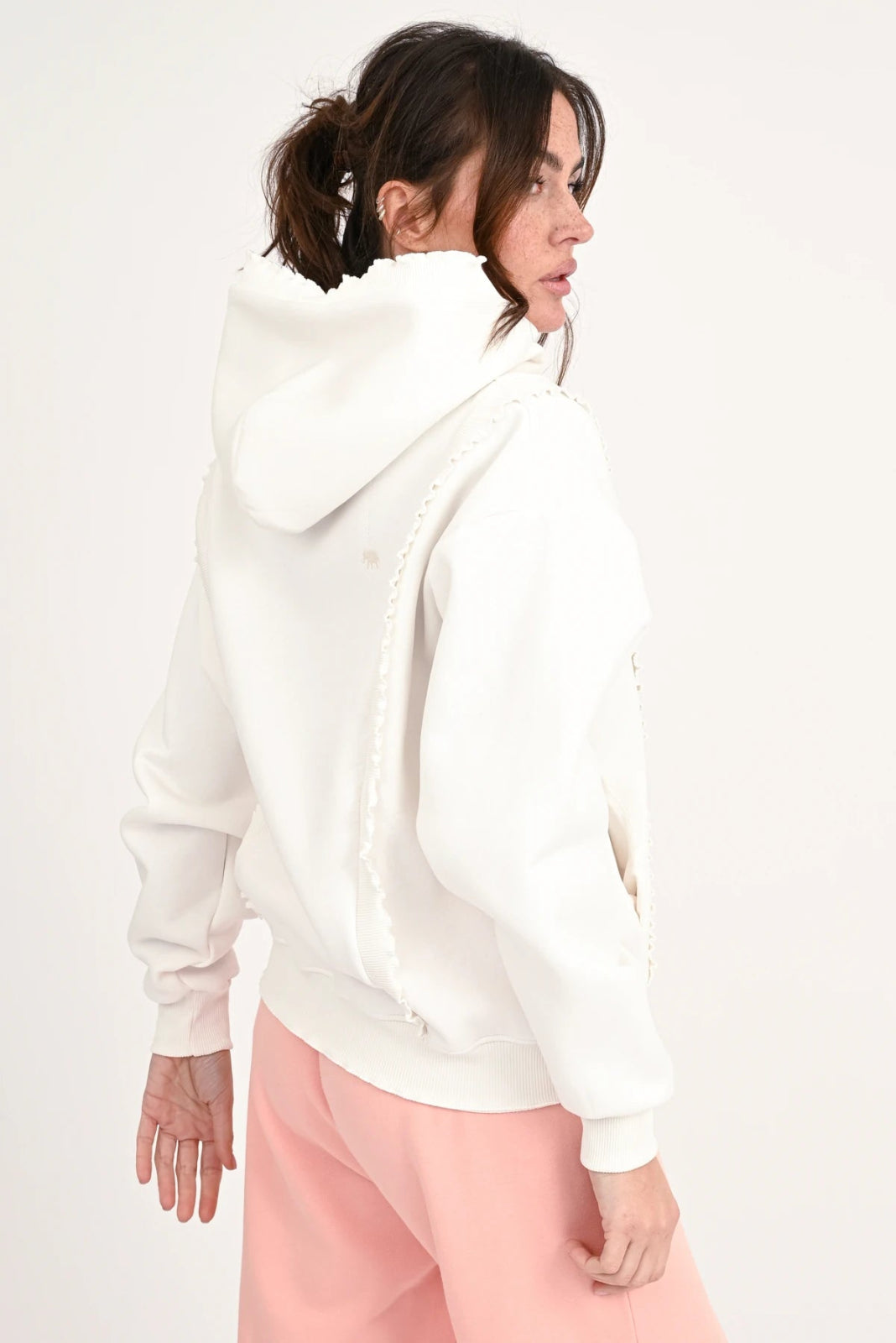 Sweatjacke mit Rüschen Saly - Love Joy Victory