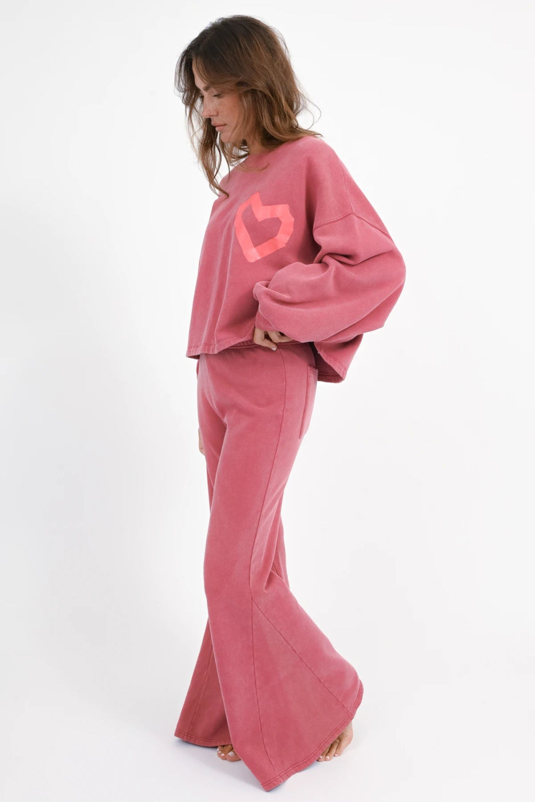 Sweatshirt Herz - Print Sunbeam - Love Joy Victory