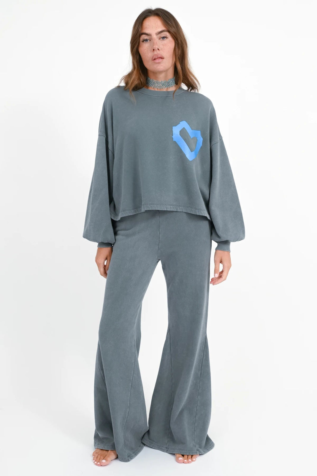 Sweatshirt Herz - Print Sunbeam - Love Joy Victory