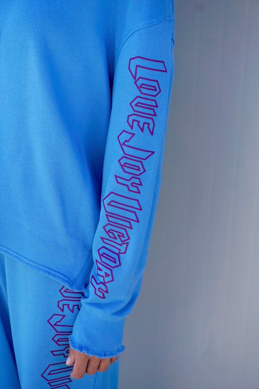 Sweatshirt mit Logo-Print Rose - Love Joy Victory