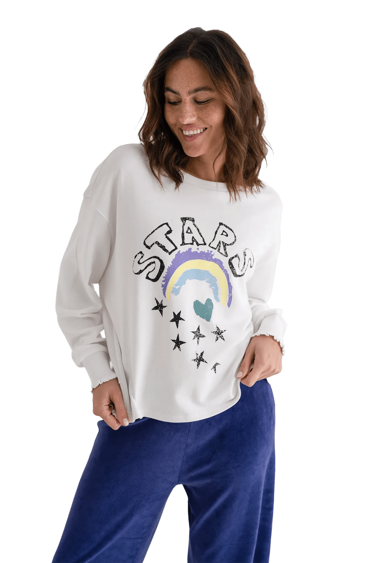 SWEATSHIRT mit Print ROSE - Love Joy Victory
