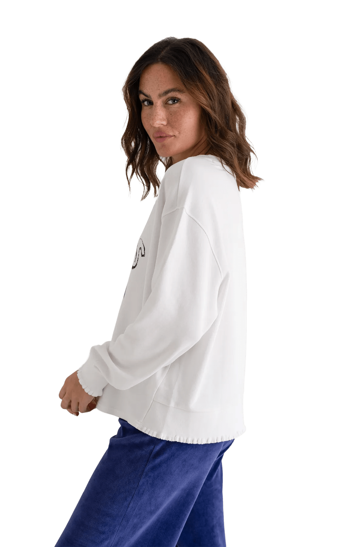 SWEATSHIRT mit Print ROSE - Love Joy Victory