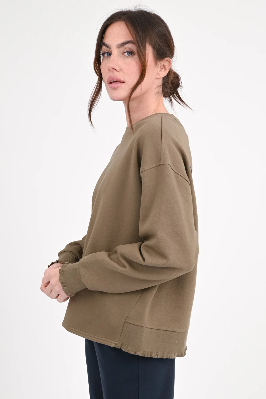 Sweatshirt mit Rückenprint Rose - Love Joy Victory