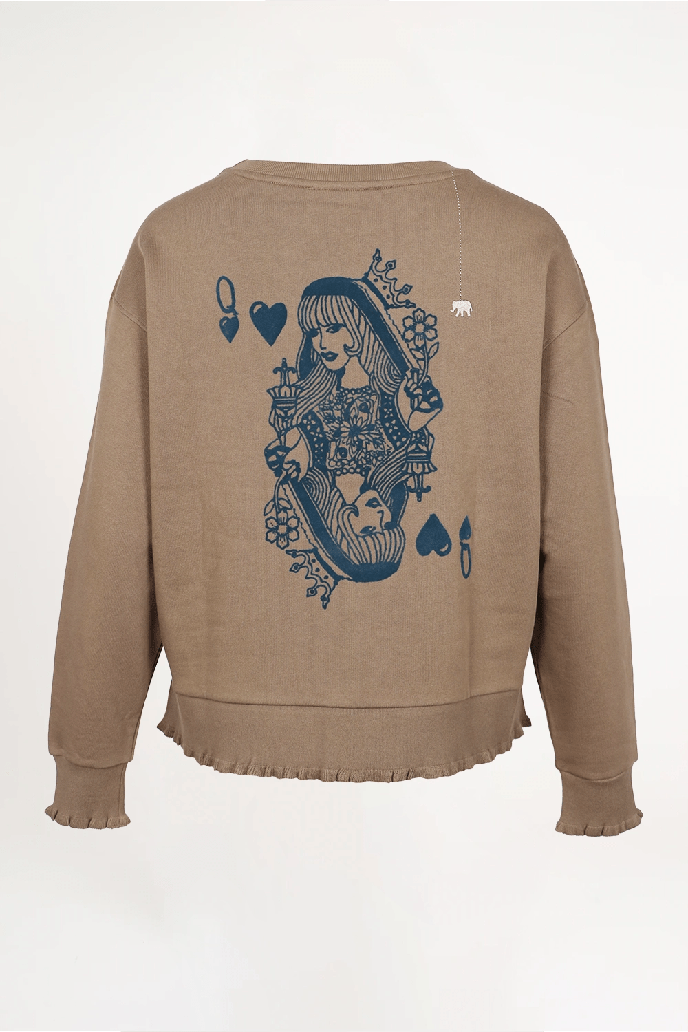 Sweatshirt mit Rückenprint Rose - Love Joy Victory