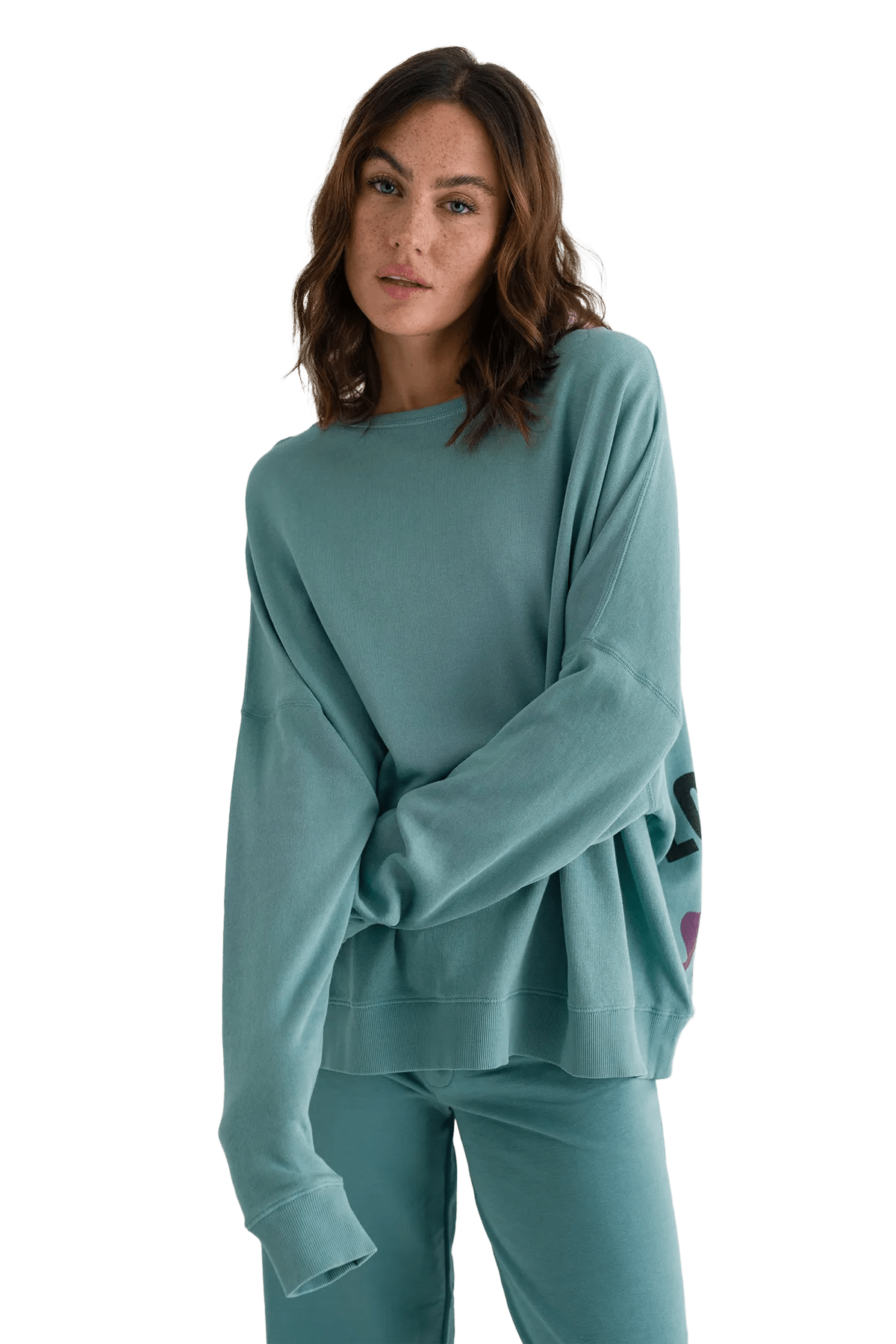 Sweatshirt Moa mit Druck - Love Joy Victory