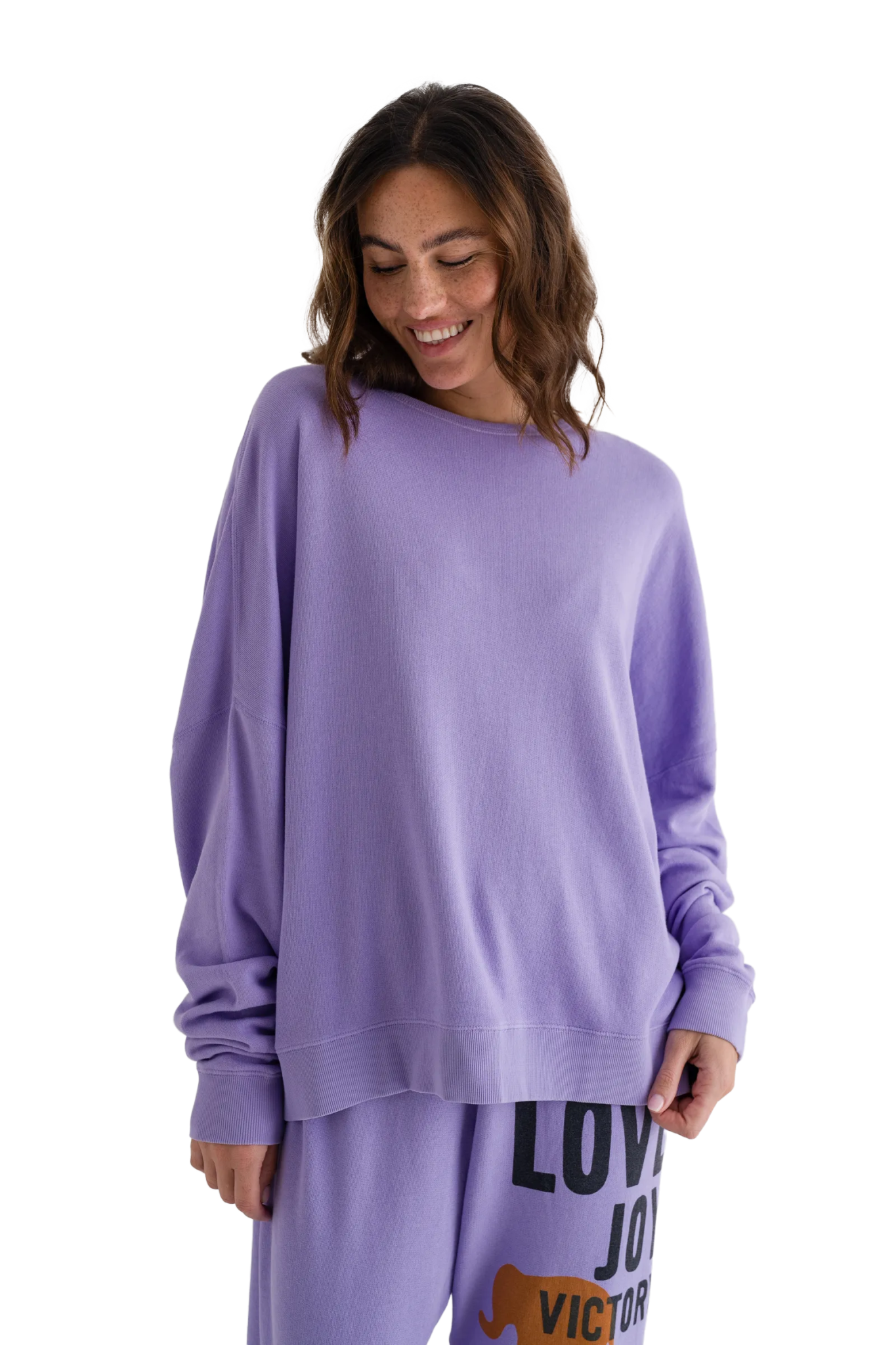 Sweatshirt Moa mit Druck - Love Joy Victory