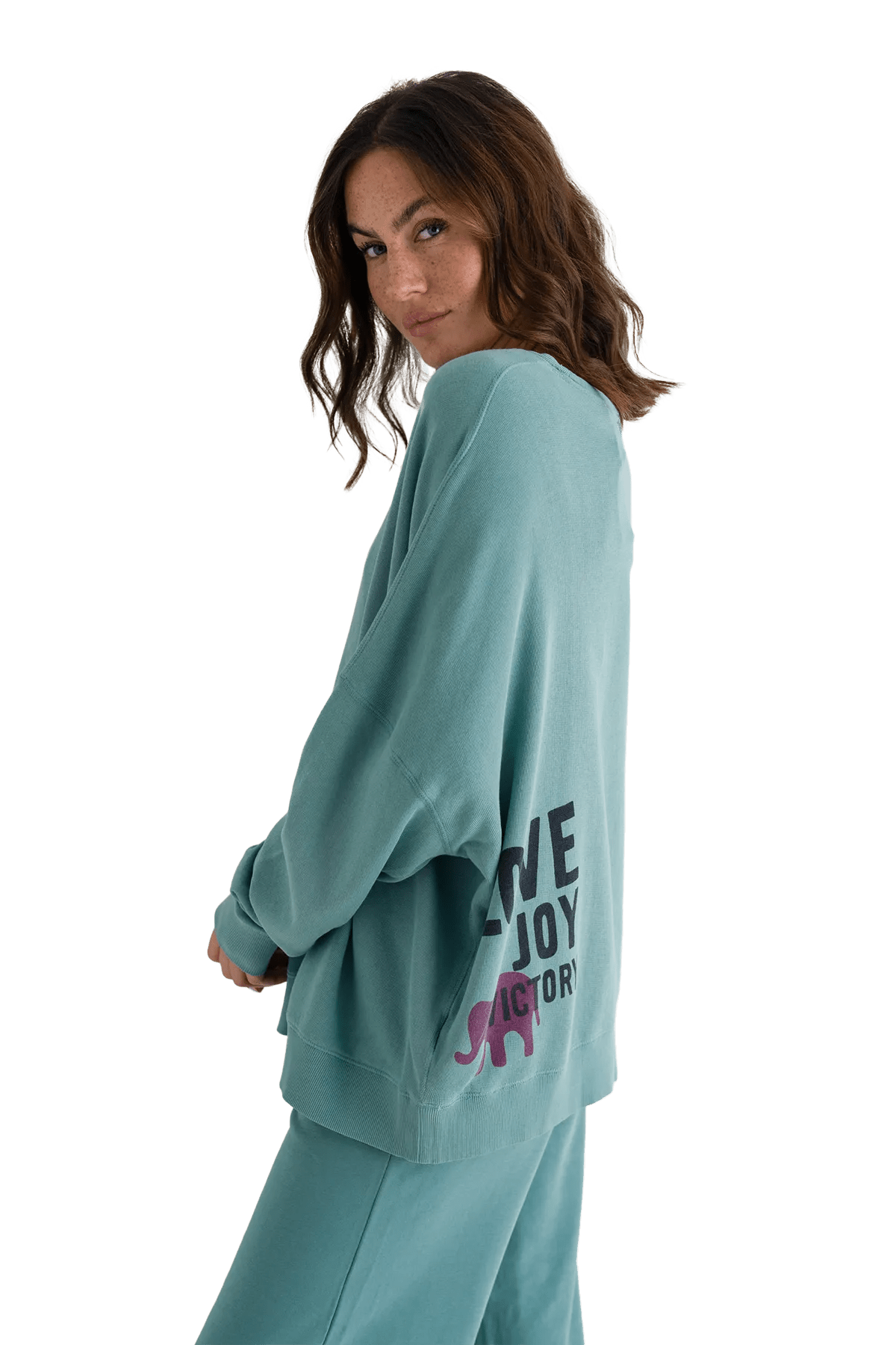 Sweatshirt Moa mit Druck - Love Joy Victory