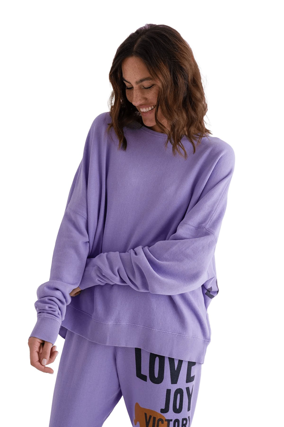 Sweatshirt Moa mit Druck - Love Joy Victory