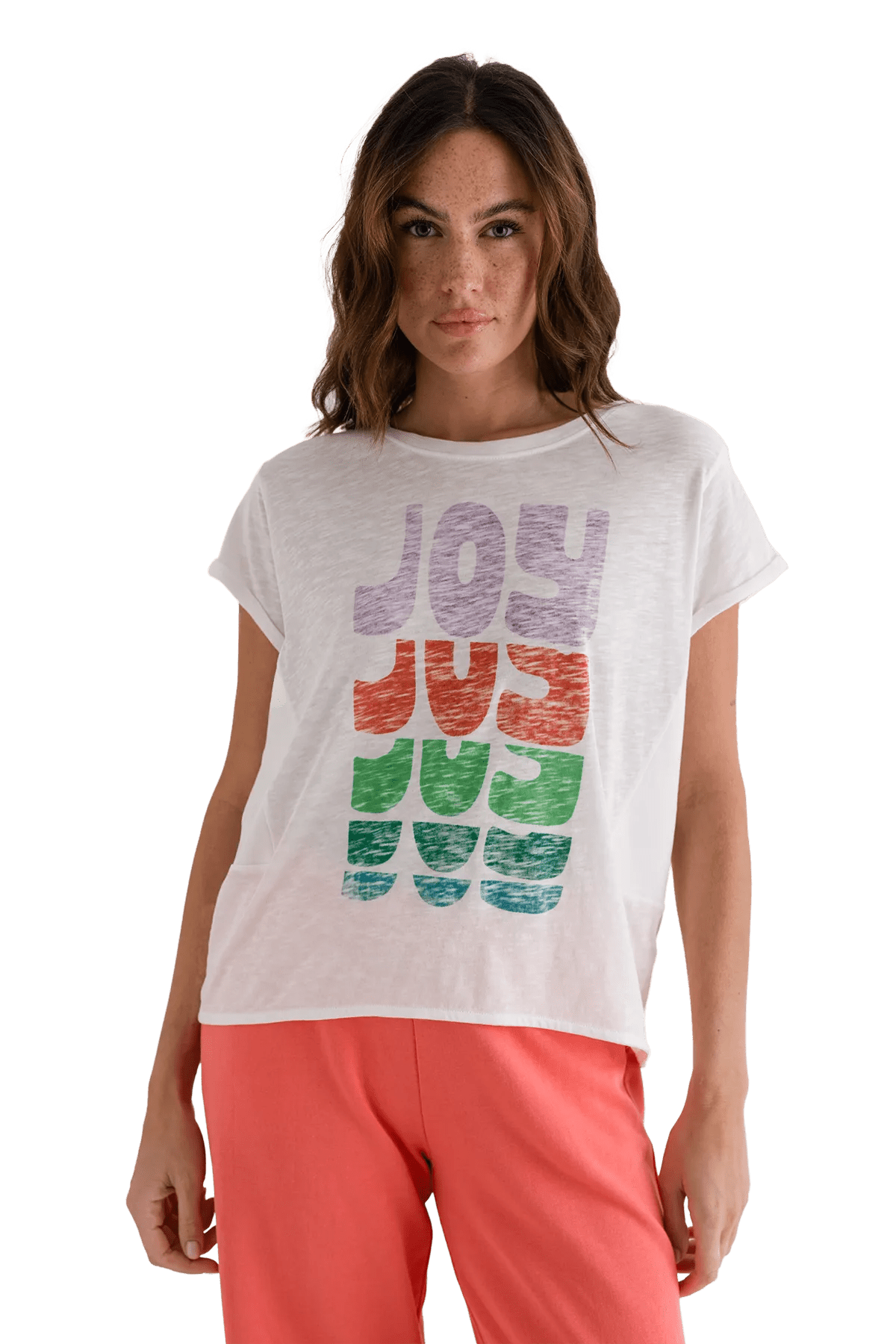 T-Shirt Lily mit Statement - Druck - Love Joy Victory