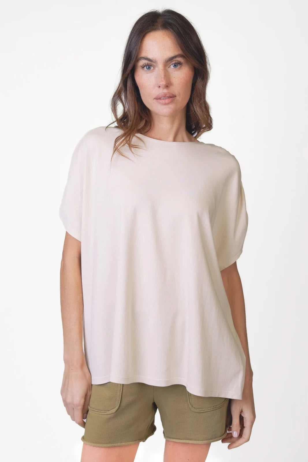 T-Shirt mit Raffung – Aure - Love Joy Victory