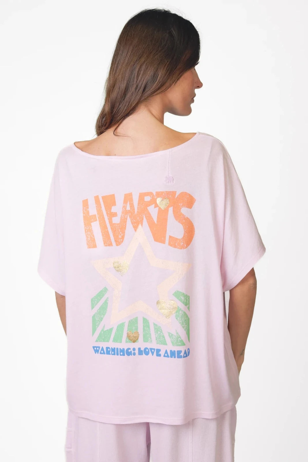 T-Shirt mit Rückenprint Yara - Love Joy Victory