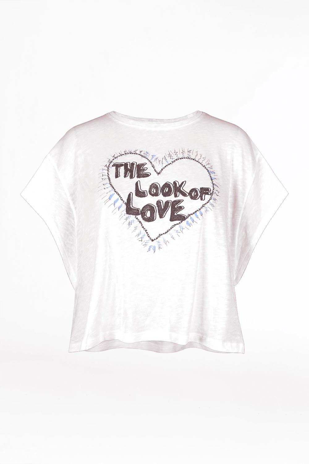 T-Shirt mit Statment - Druck Skara - Love Joy Victory