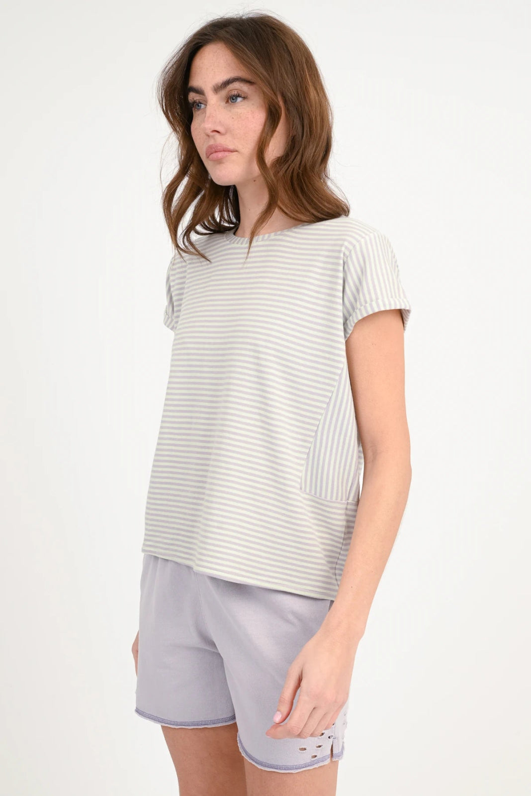 T - SHIRT STRIPES LILY - Love Joy Victory