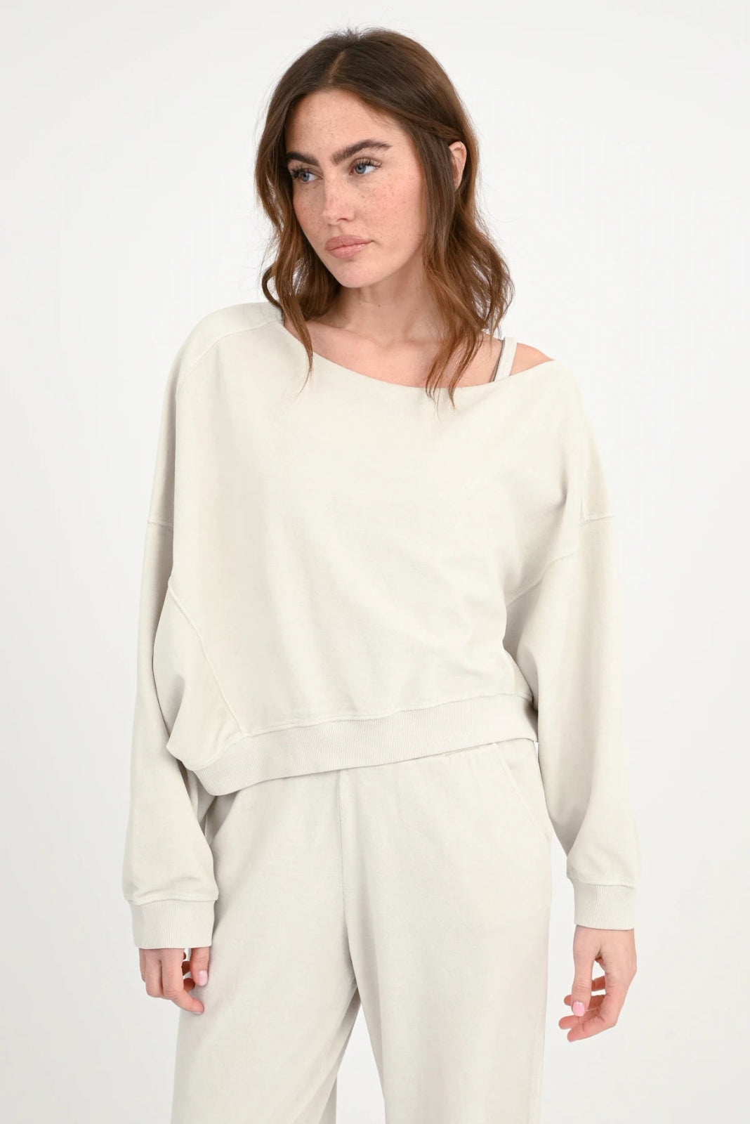 Velvet Crop Sweatshirt Marti - Love Joy Victory