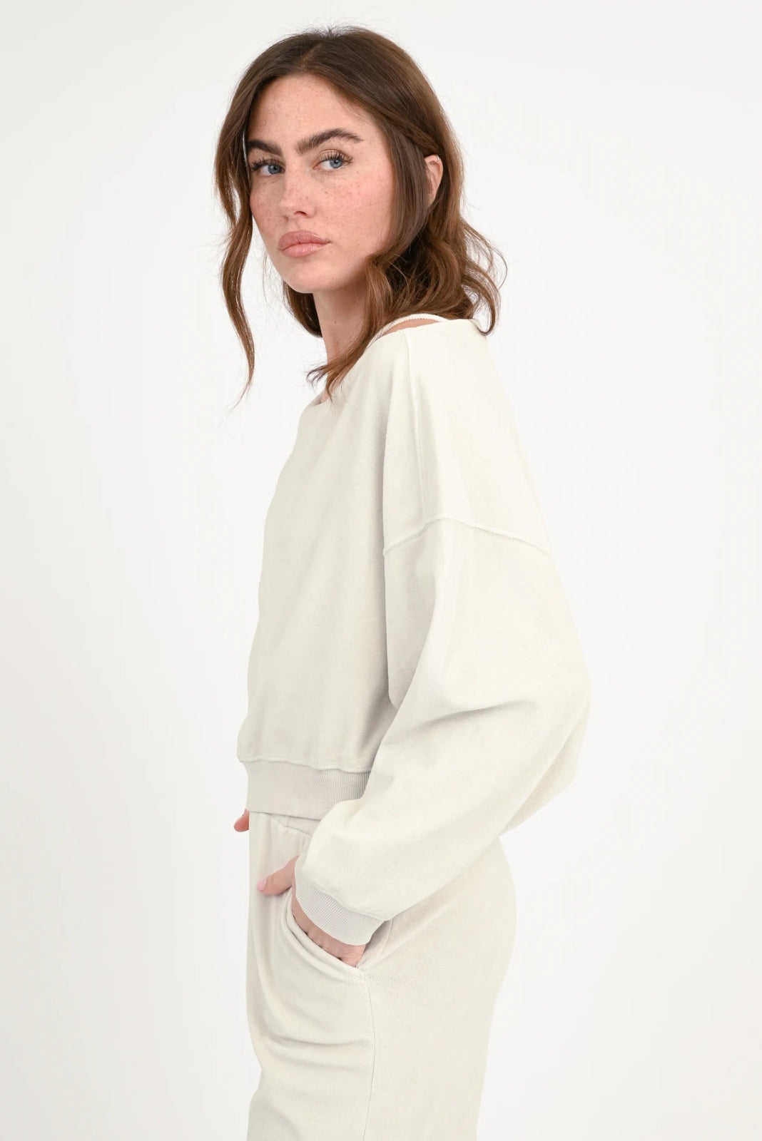 Velvet Crop Sweatshirt Marti - Love Joy Victory
